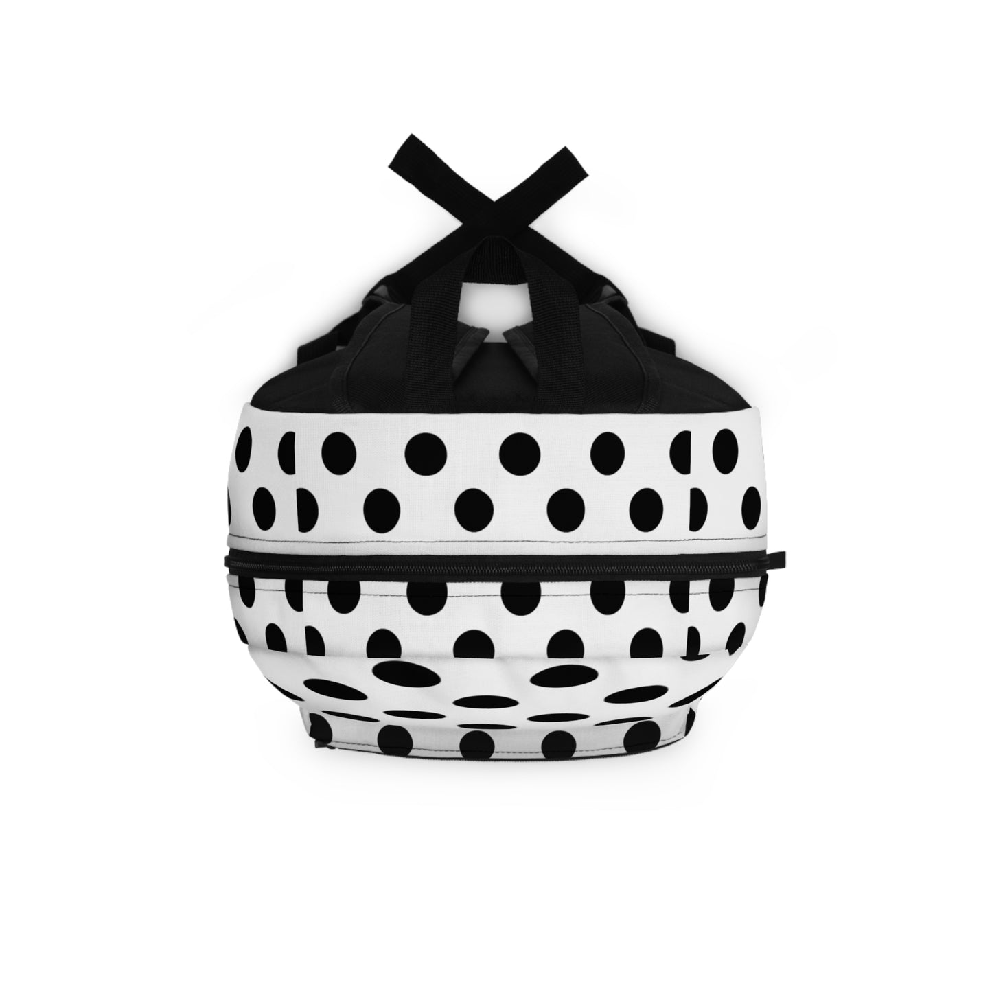 Mss Mia White W/Black Polka Backpack