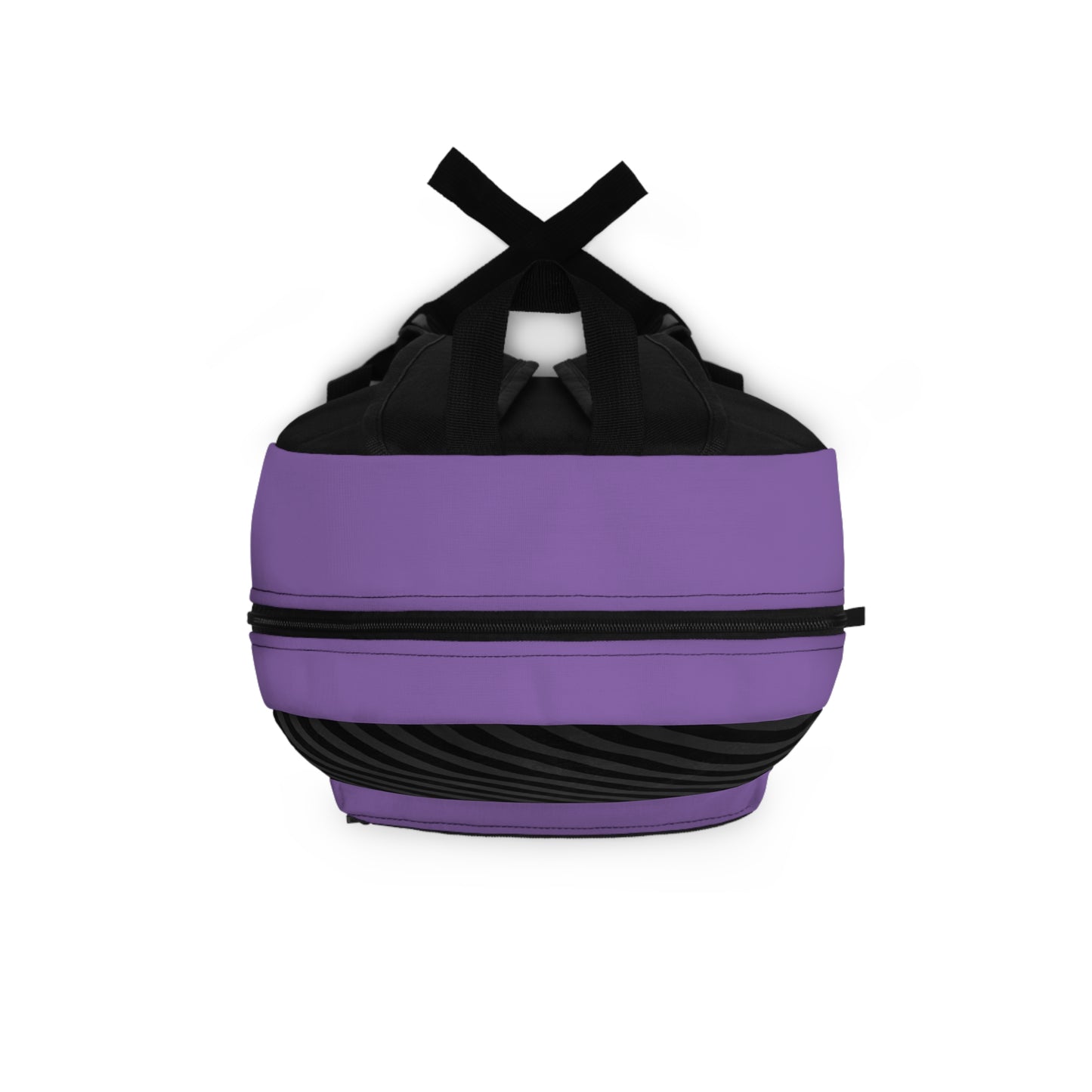 Mss Mia Purple w/Black Diagonal Stripe Backpack