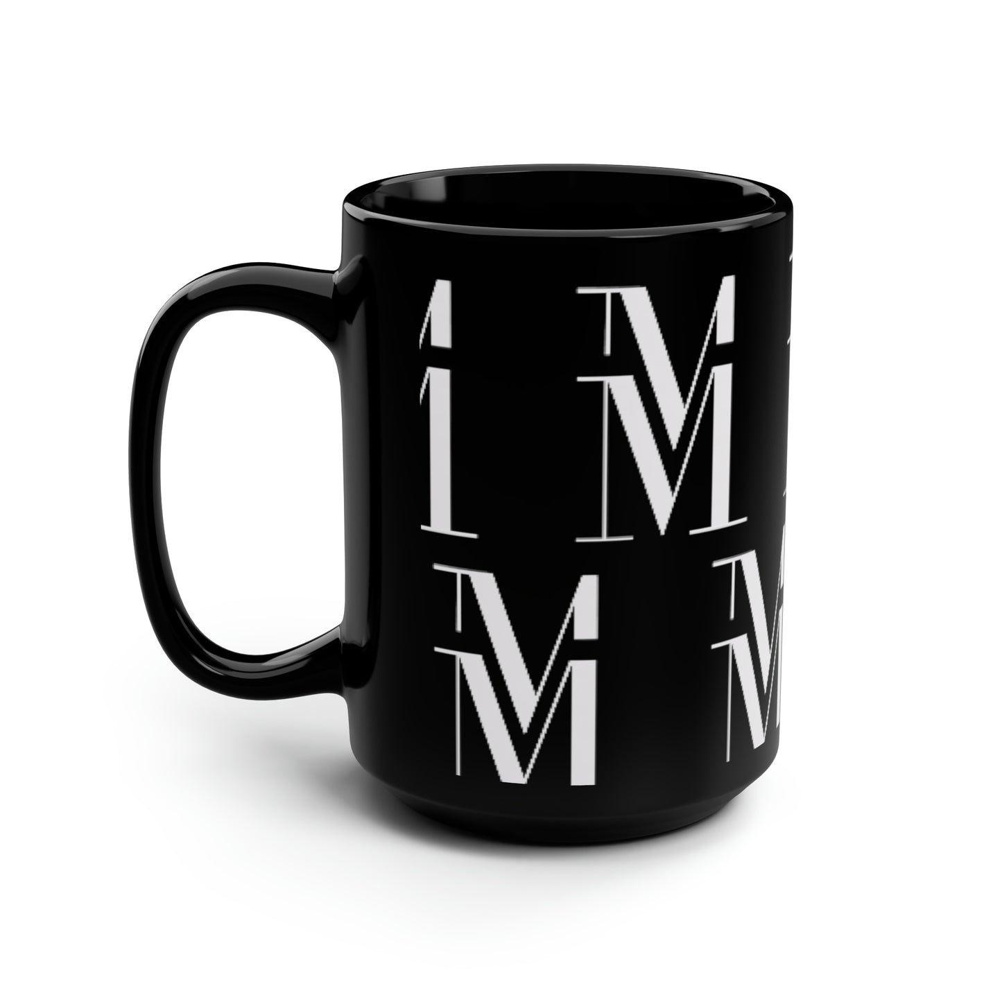 Mss Mia Signature Black Mug, 15oz