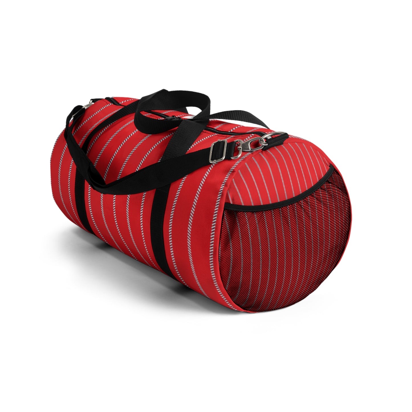 Mss Mia Red W Stripes Duffel Bag