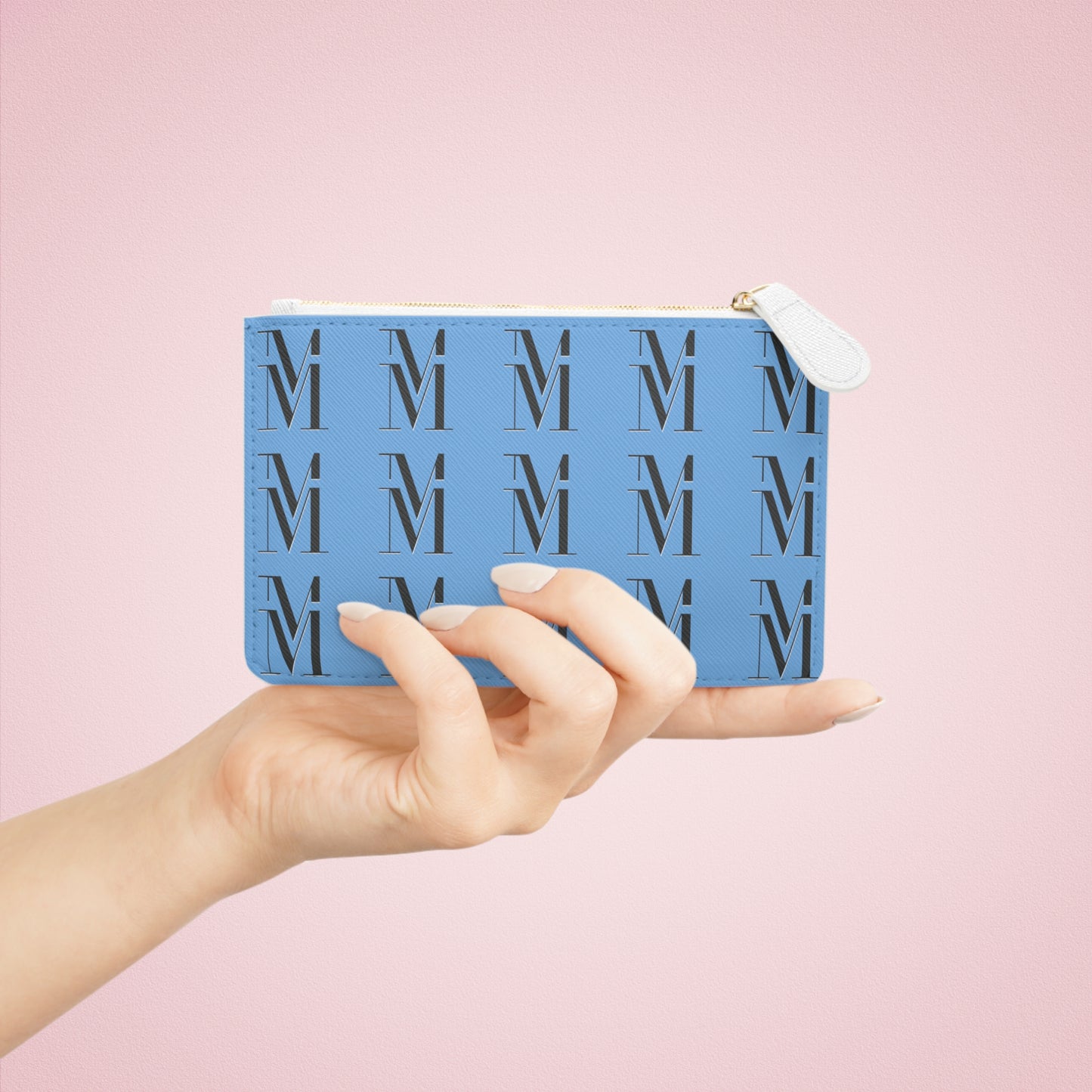 Mss Mia Light Blue Mini Clutch Bag
