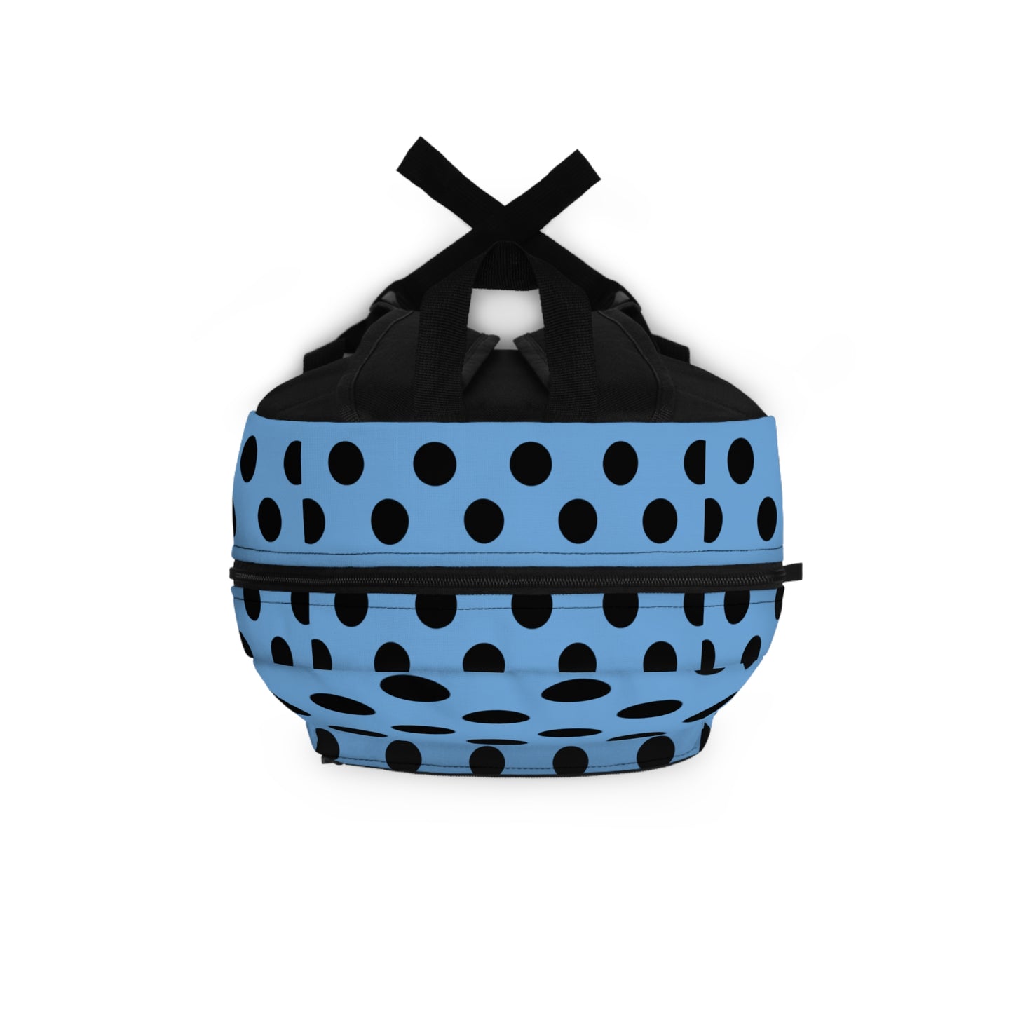 Mss Mia Light Blue W/Black Polka Backpack