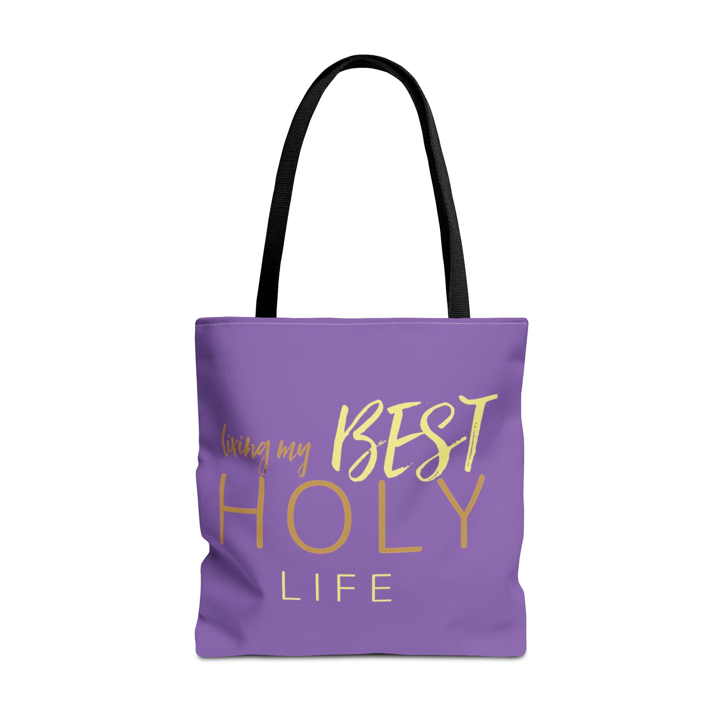 Collection A: “HOLYlife” Purple Tote Bag