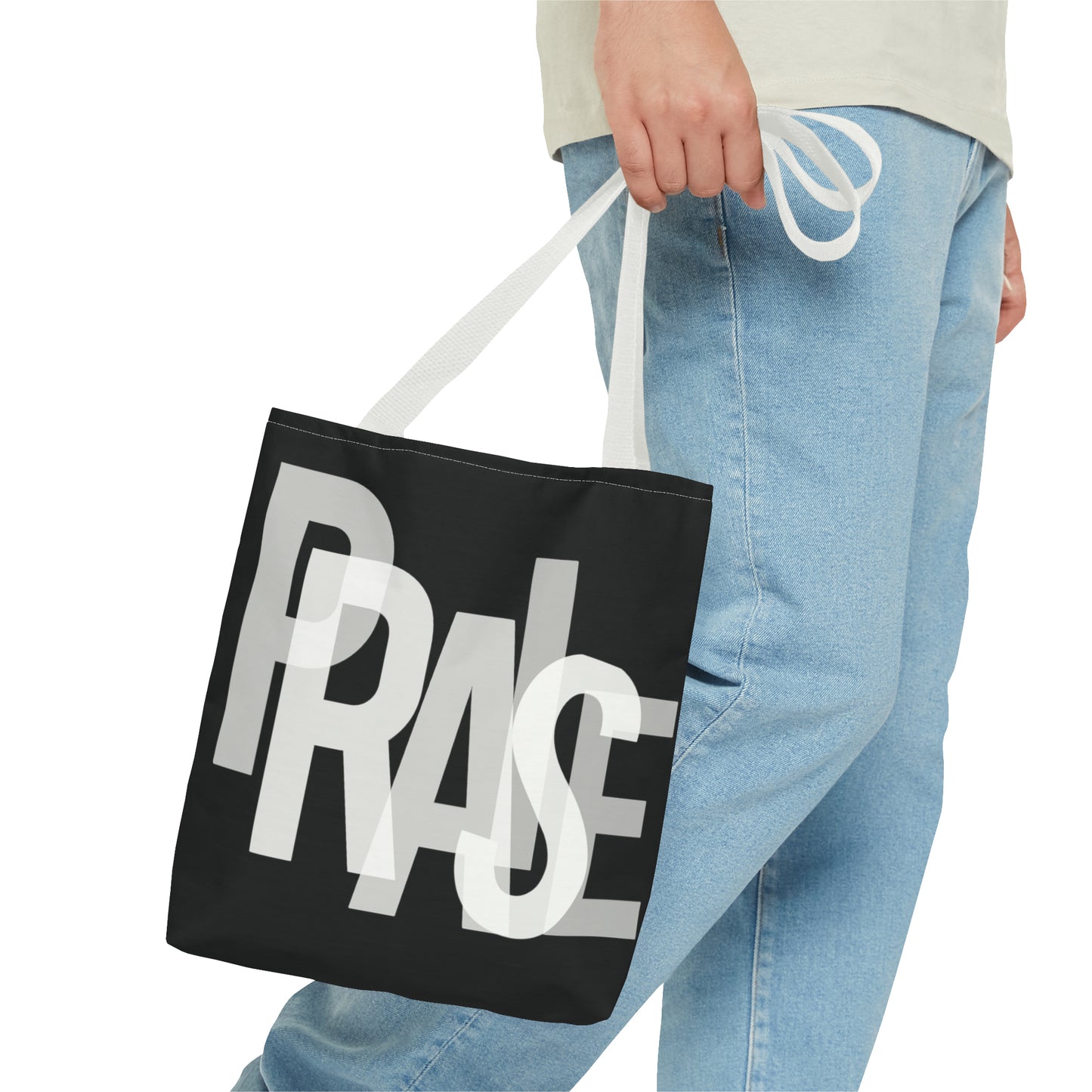 Collection B: “Garment of PRAISE” Black & White Tote Bag