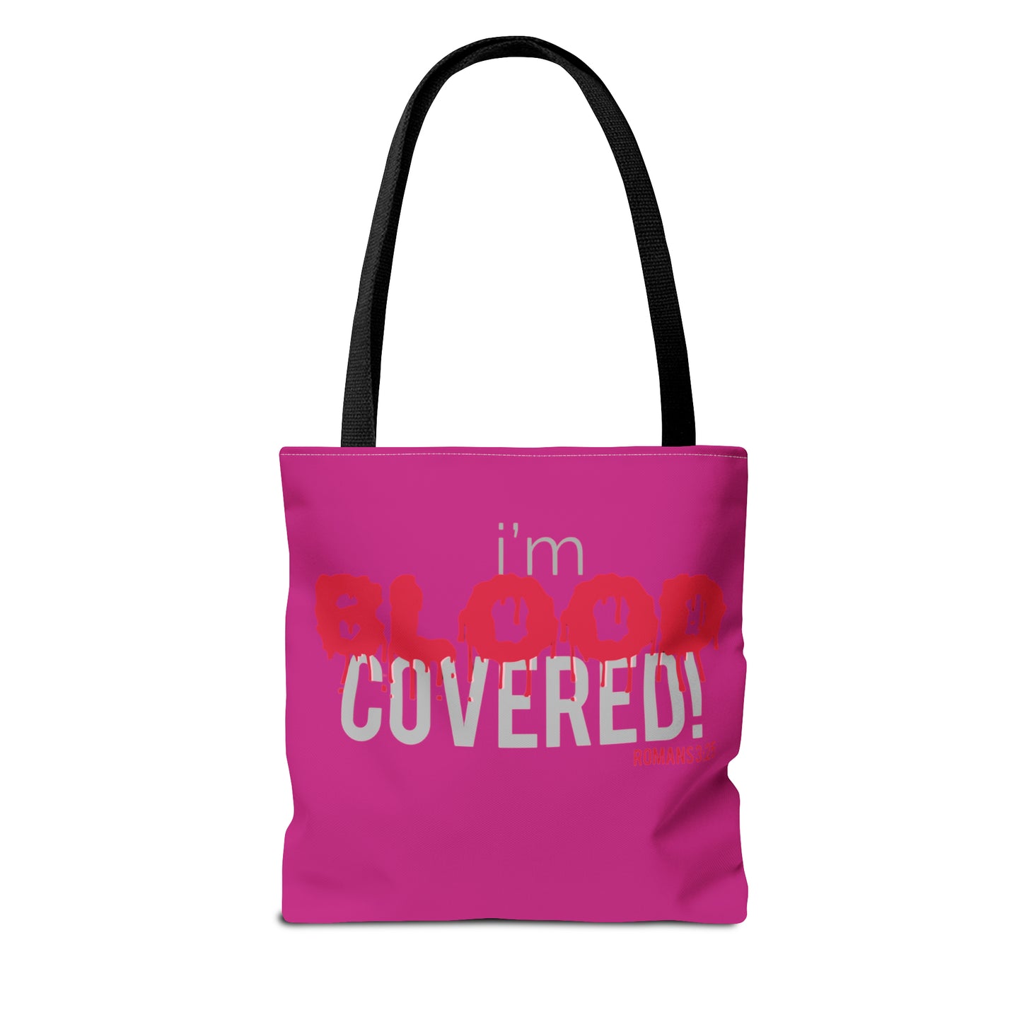 Collection B: “BLOOD Covered” Pink Tote Bag