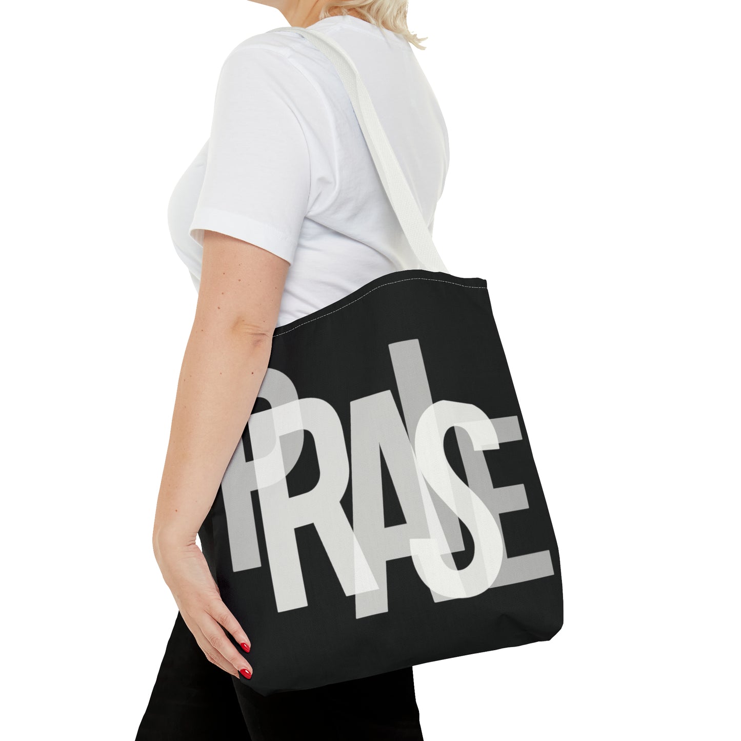 Collection B: “Garment of PRAISE” Black & White Tote Bag