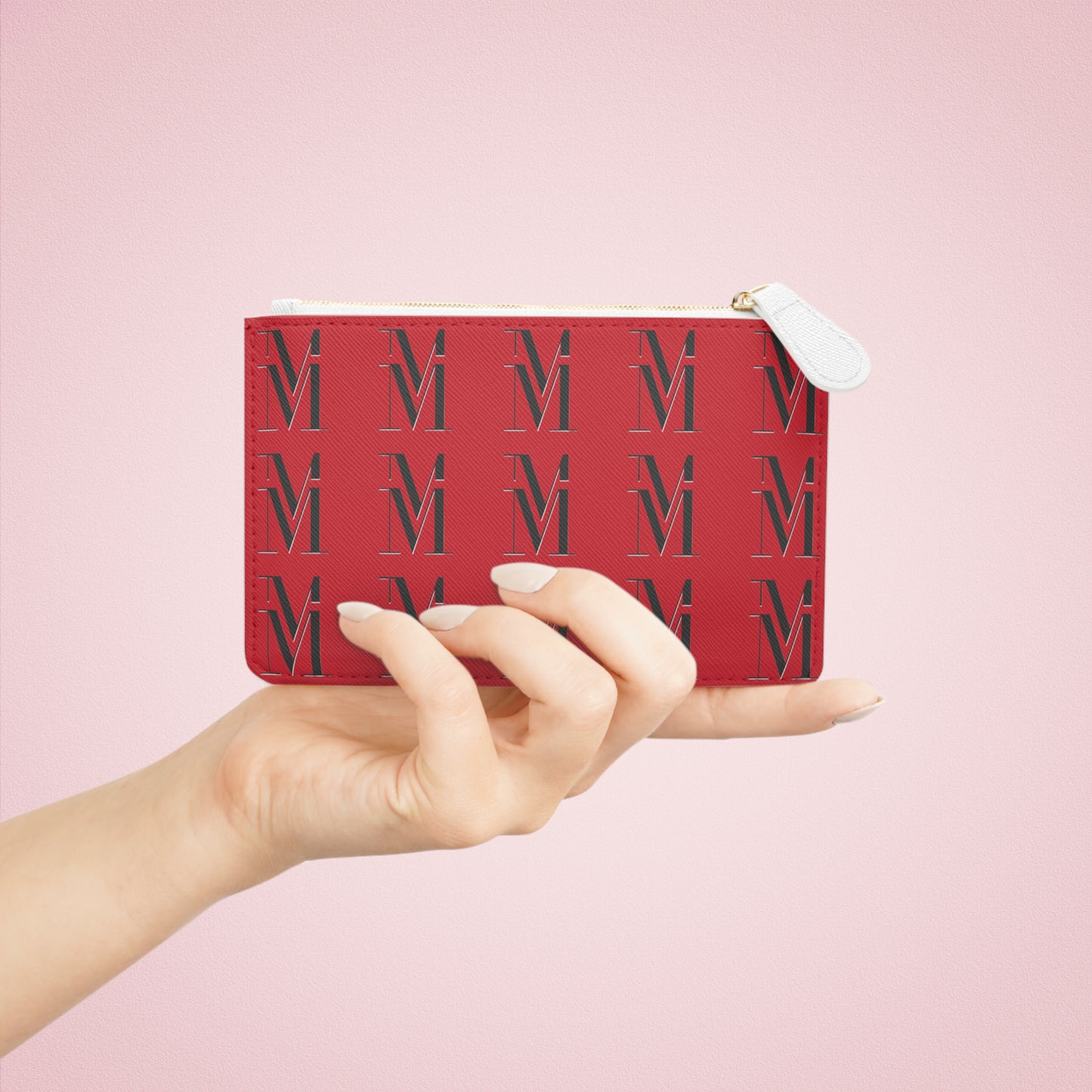 Mss Mia Signature Red Mini Clutch Bag