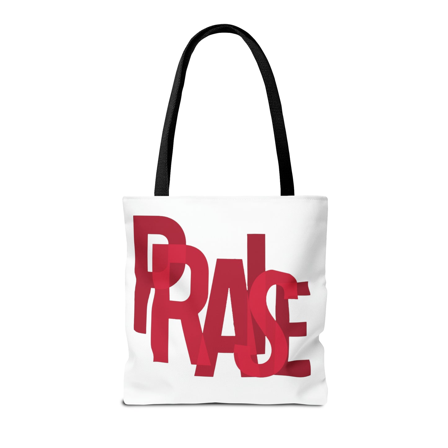 Collection B: “Garment of PRAISE” White & Red Tote Bag