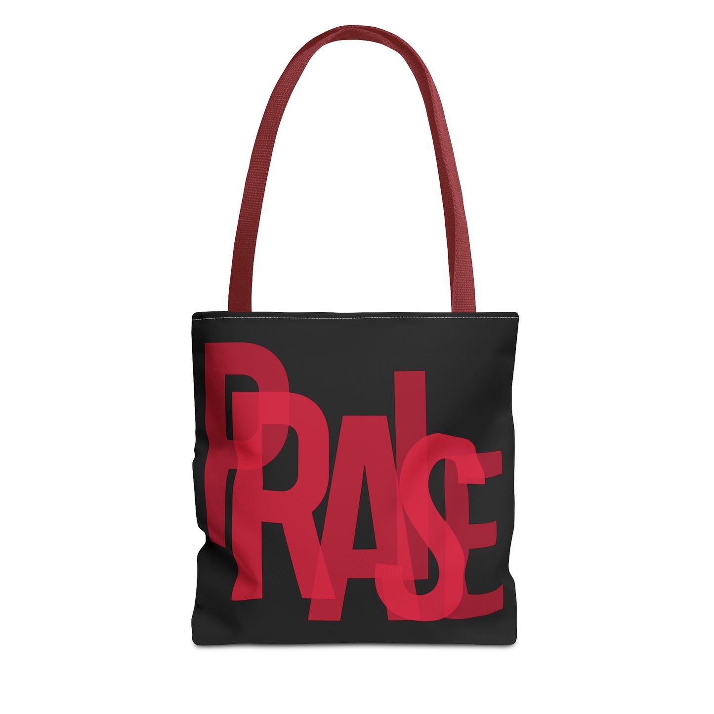 Collection B: “Garment of PRAISE” Black & Red Tote Bag