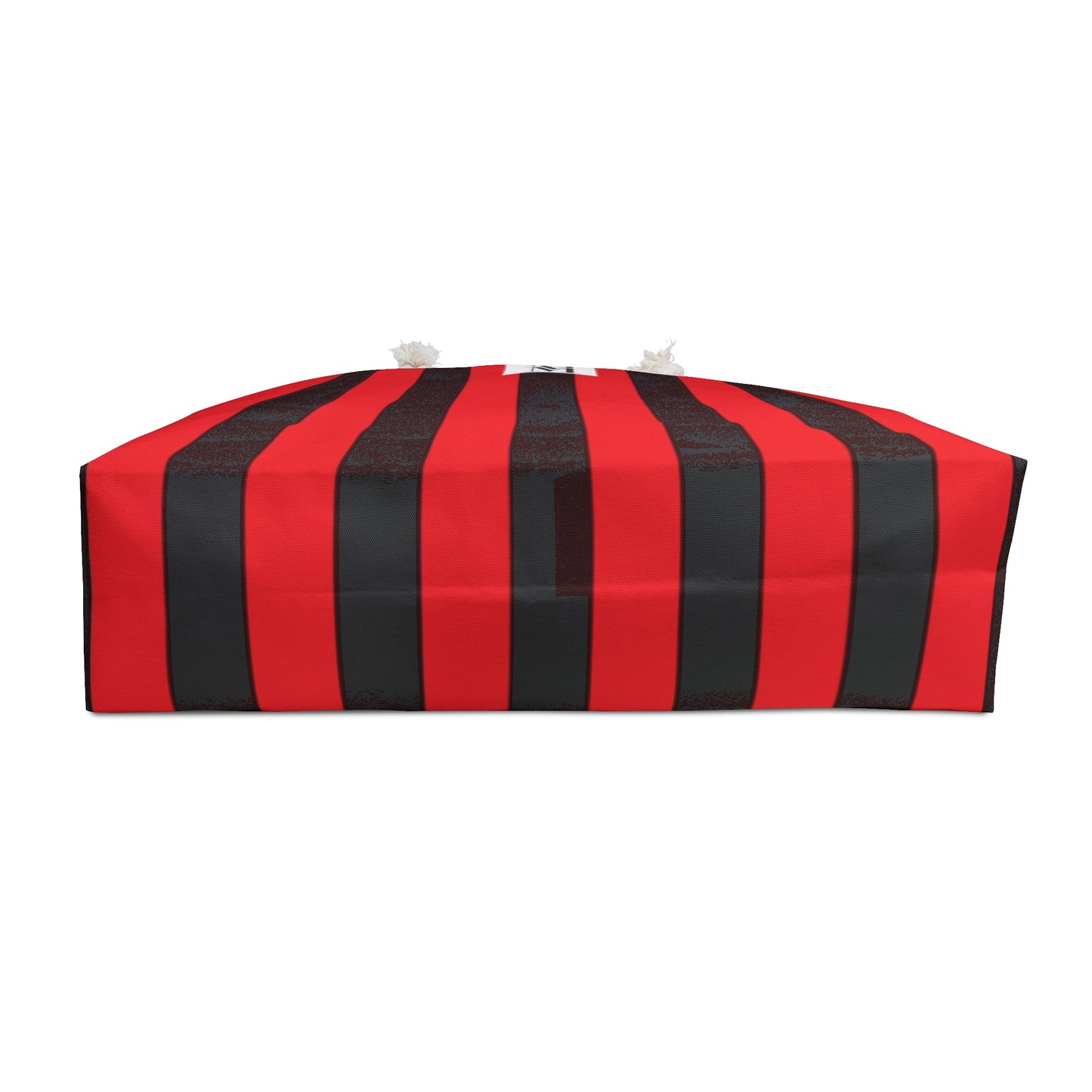 Mss Mia Red/Black Stripe Weekender Bag