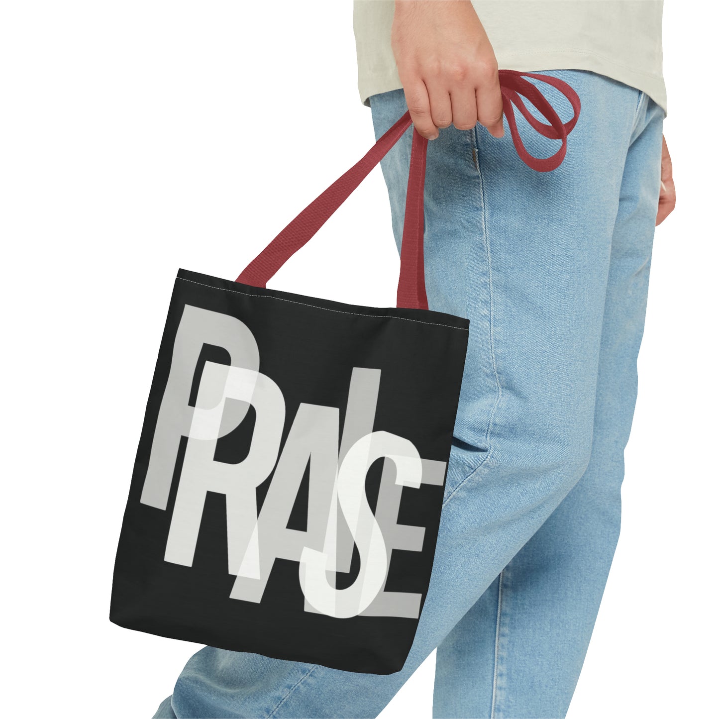 Collection B: “Garment of PRAISE” Black & White Tote Bag