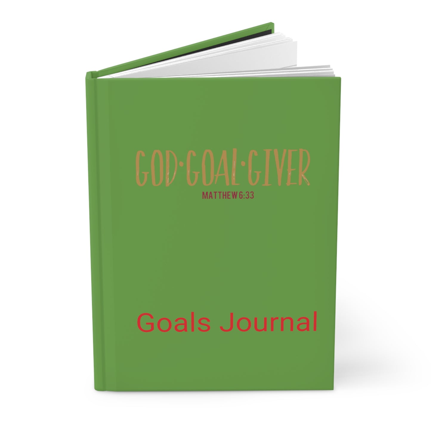 ”Goal Giver” Light Green Matte  Journal