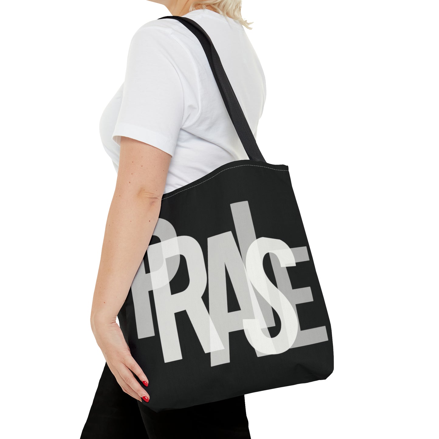 Collection B: “Garment of PRAISE” Black & White Tote Bag