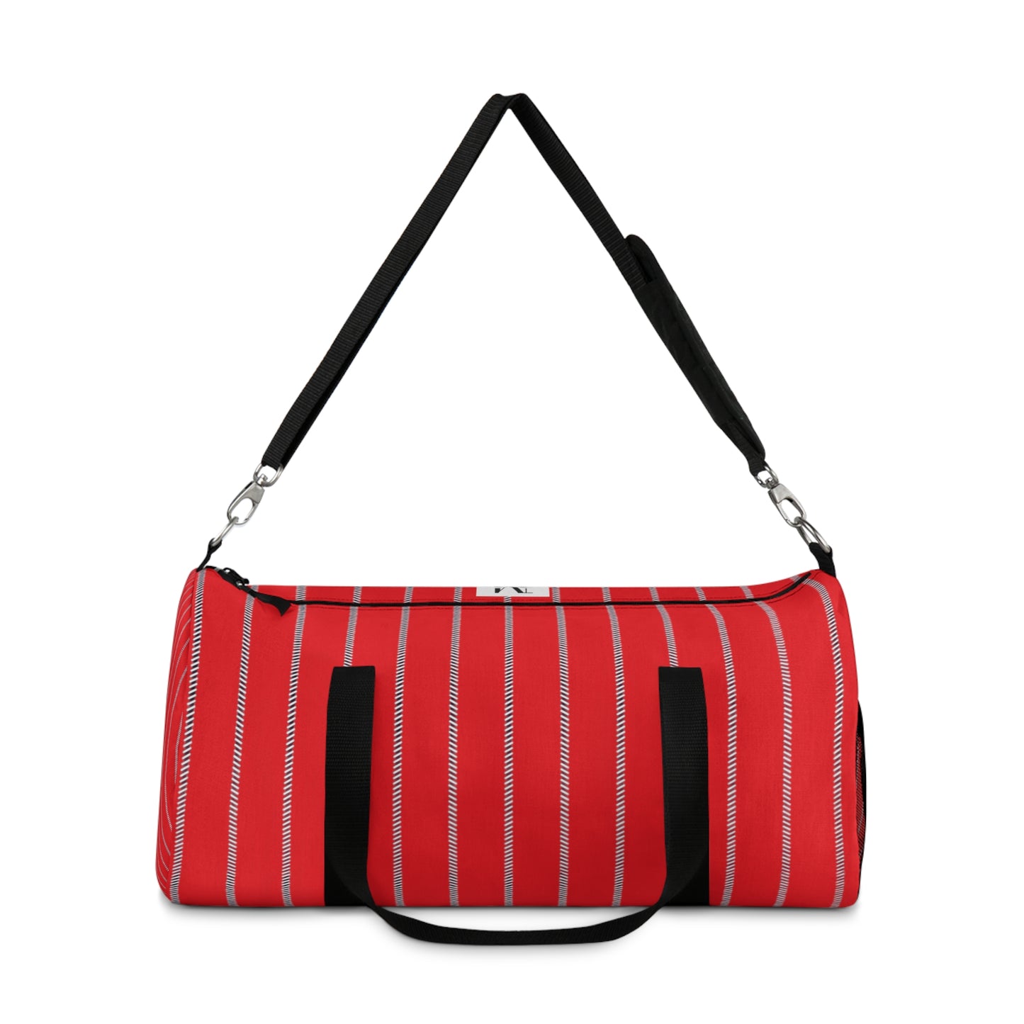 Mss Mia Red W Stripes Duffel Bag