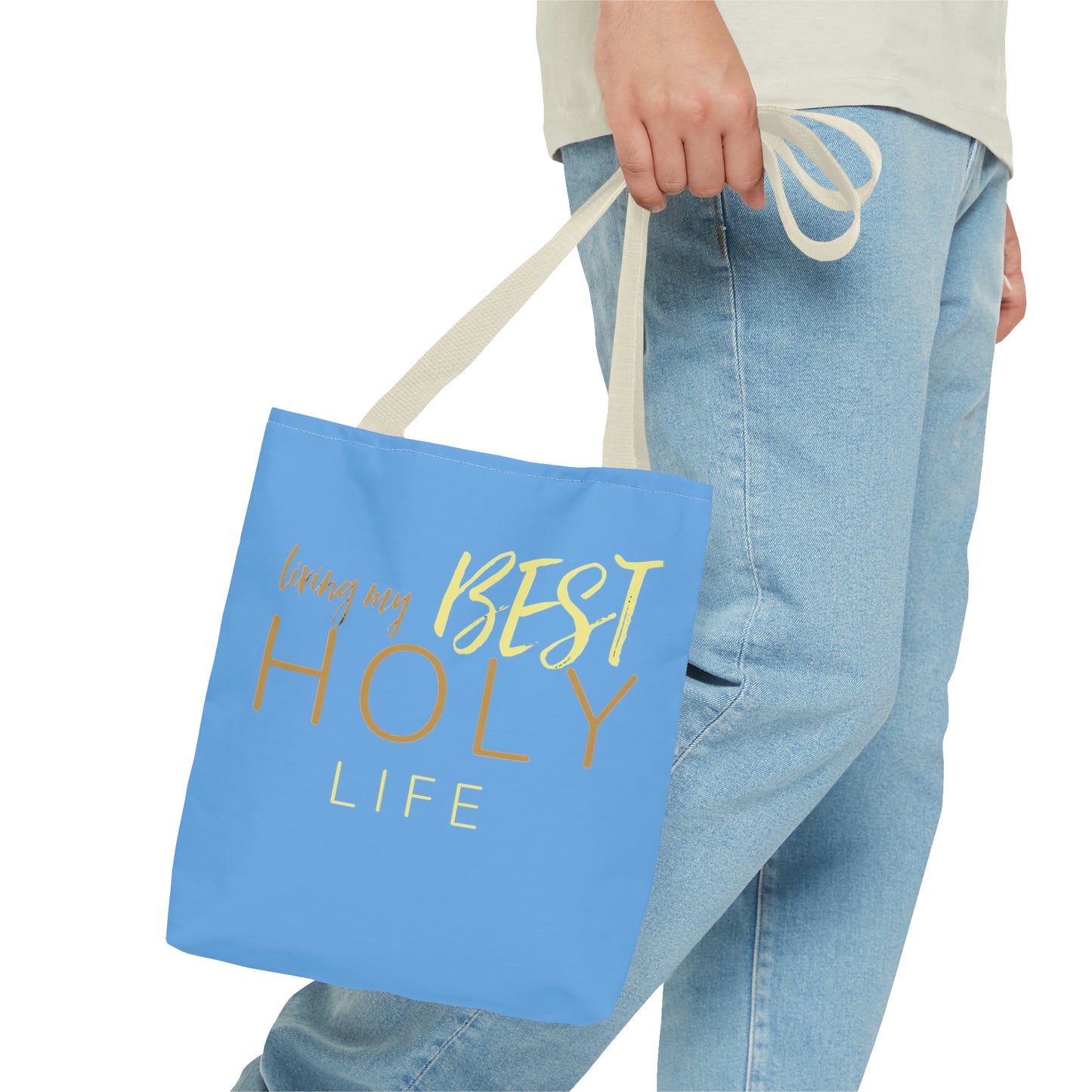 Collection A: “HOLYlife” Blue Sky Tote Bag