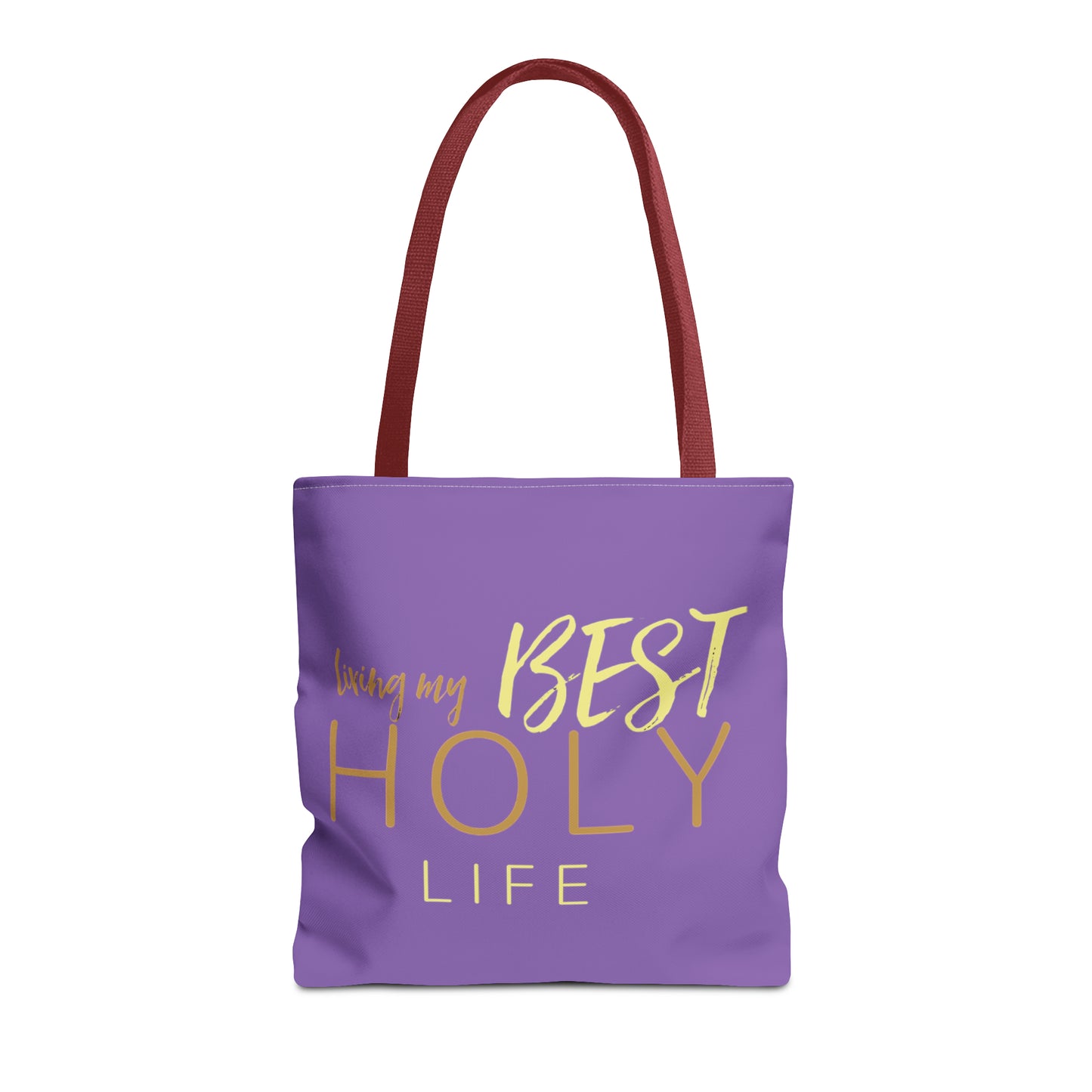 Collection A: “HOLYlife” Purple Tote Bag