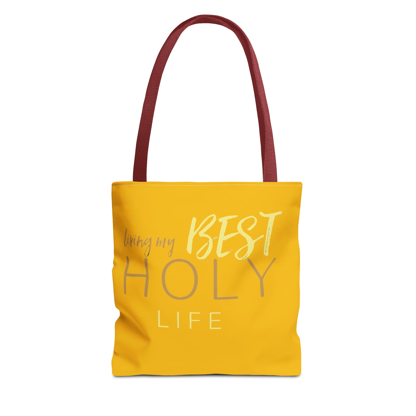 Collection A: “HOLYlife” Yellow Tote Bag