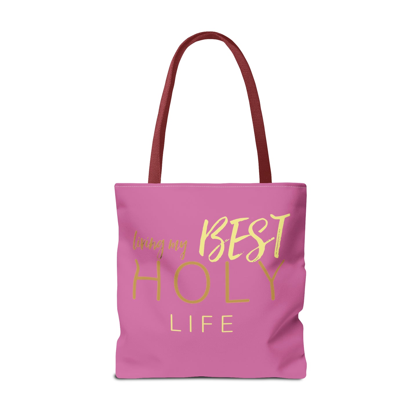 Collection A: “HOLYlife” Pink Tote Bag