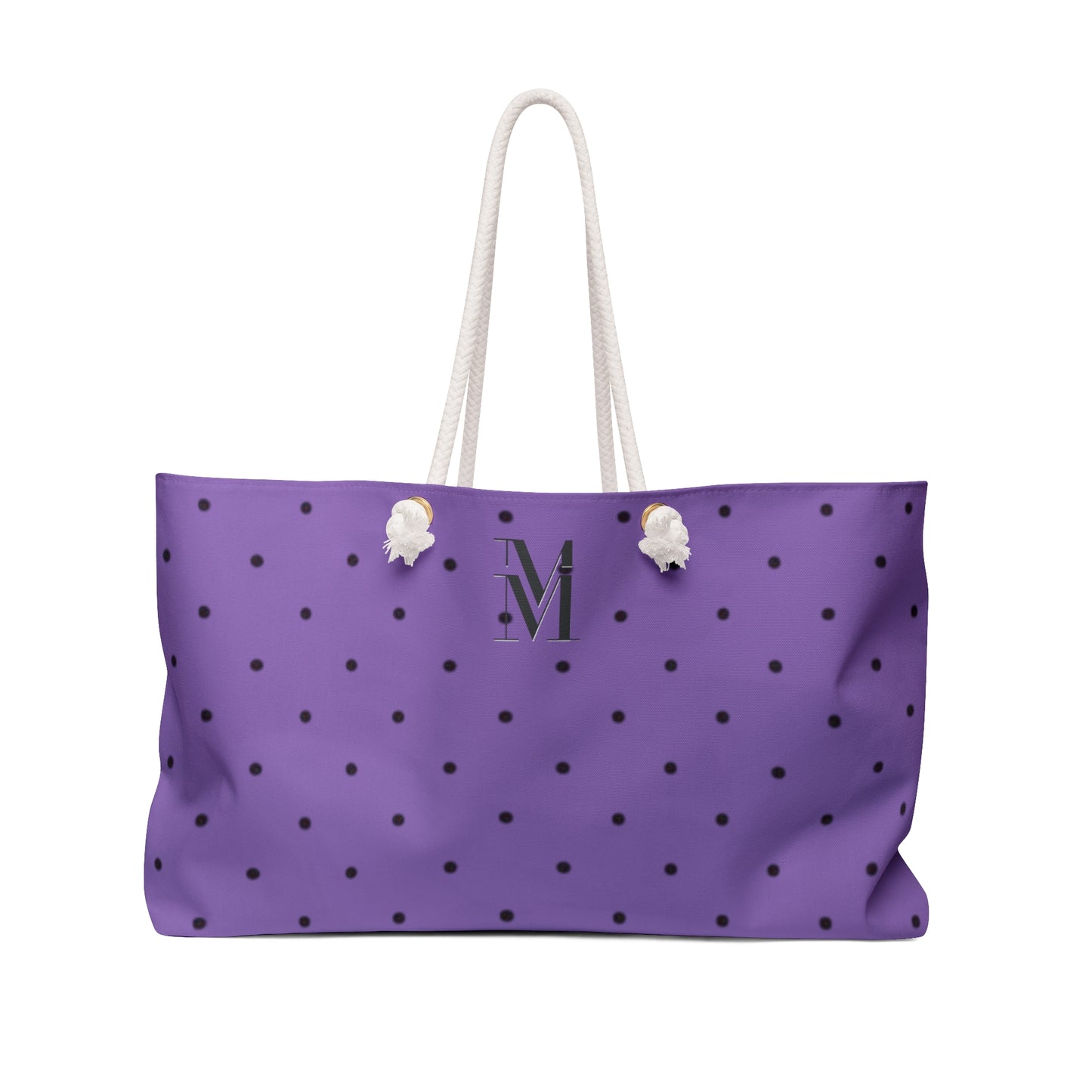 Mss Mia Purple Polka Dot Weekender
