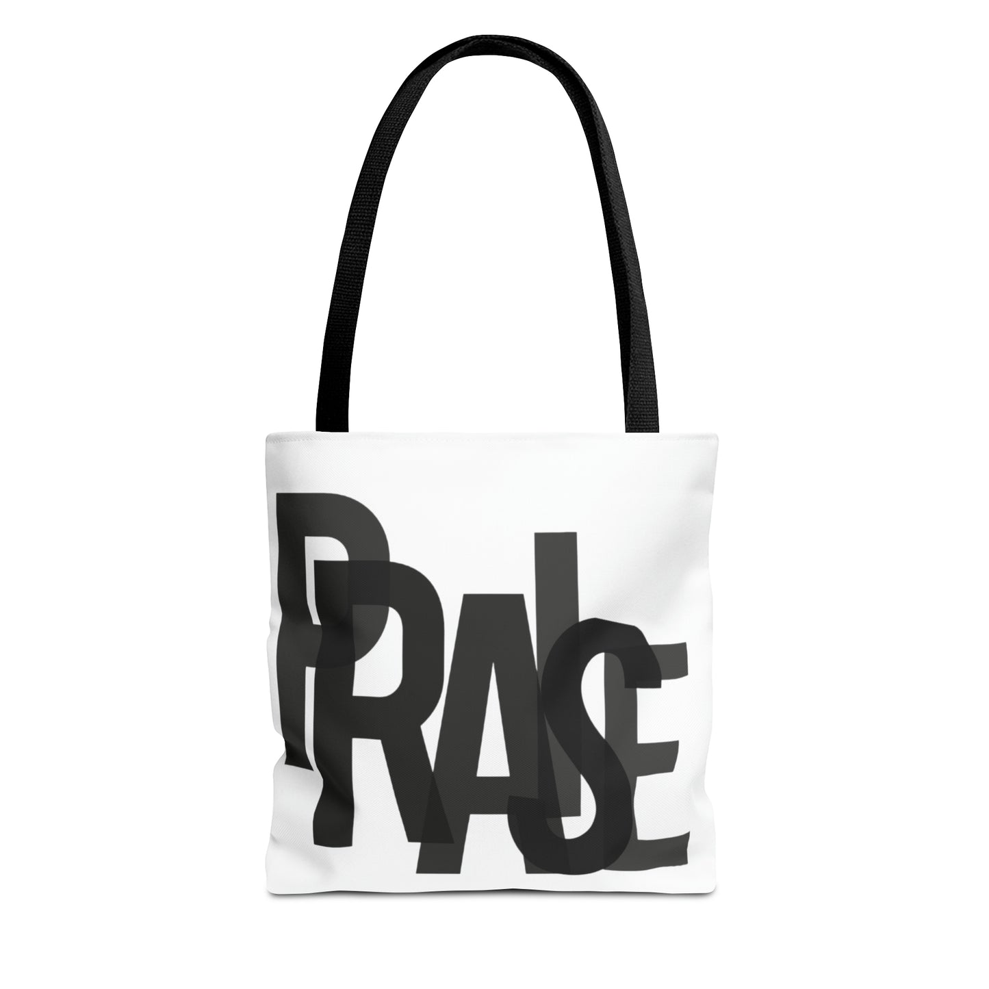 Collection B: “Garment of PRAISE” White & Black Tote