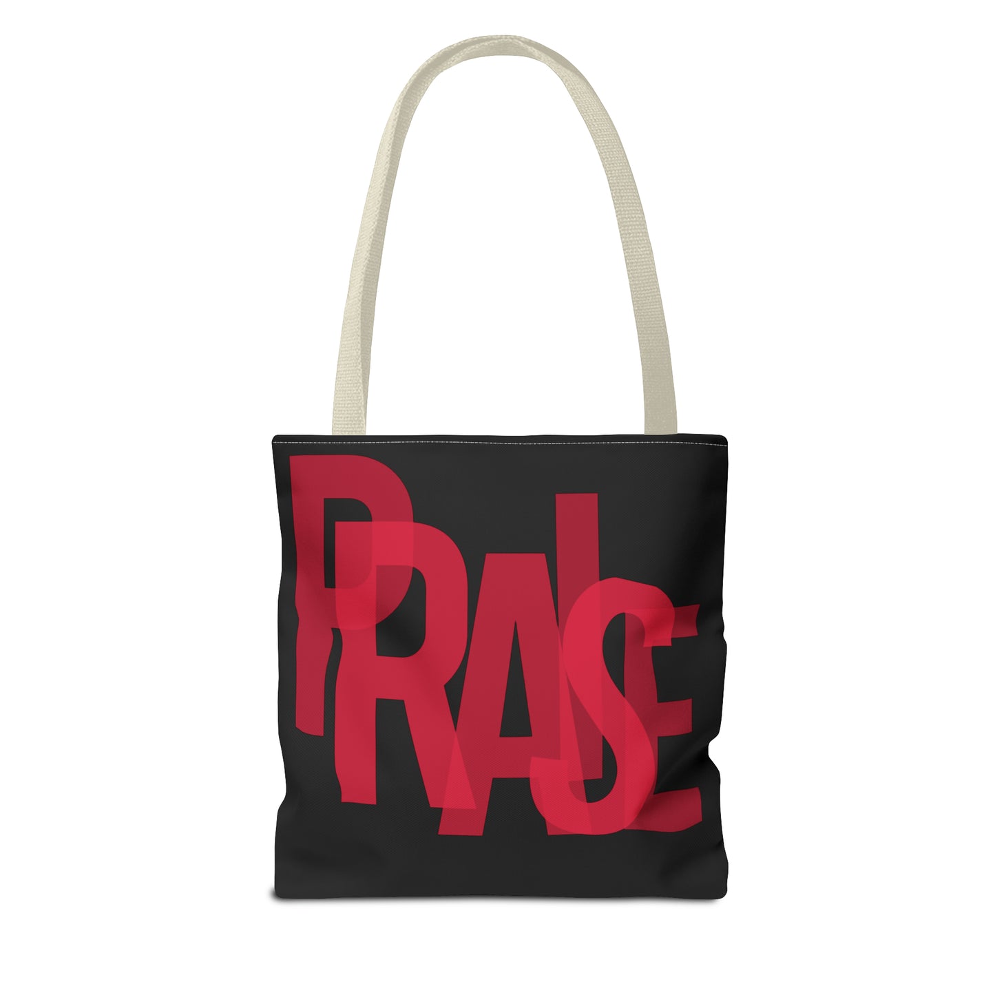 Collection B: “Garment of PRAISE” Black & Red Tote Bag