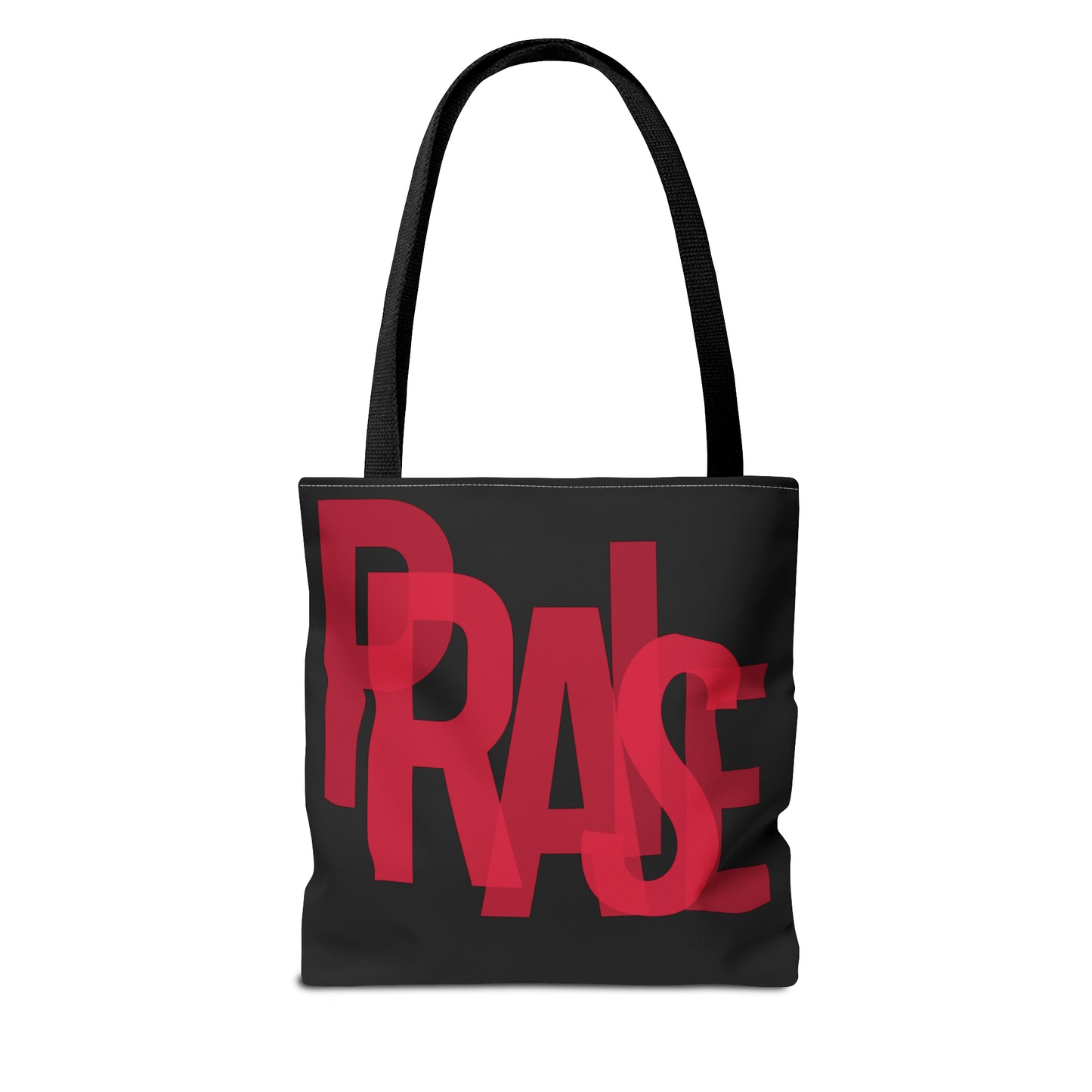 Collection B: “Garment of PRAISE” Black & Red Tote Bag