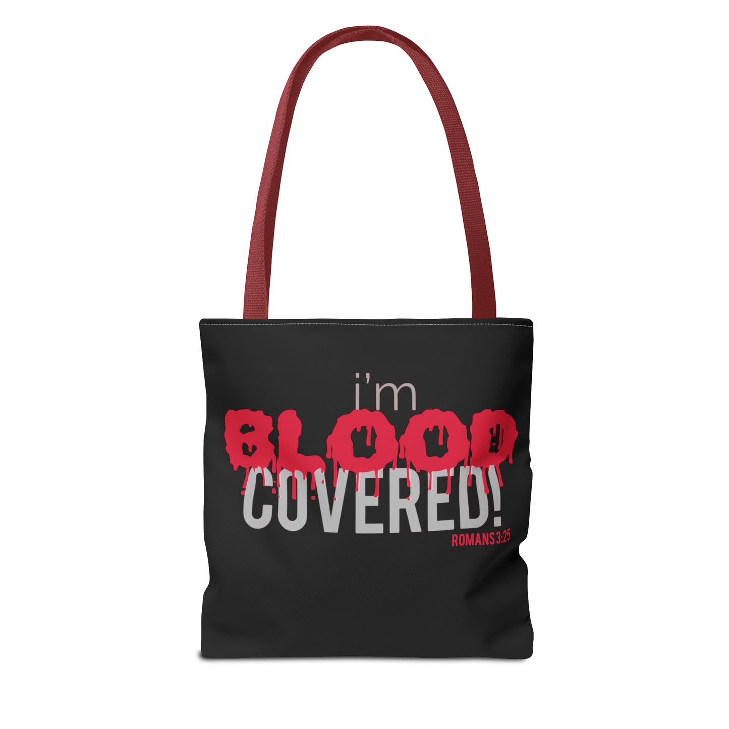 Collection B: “BLOOD Covered” Black Tote Bag