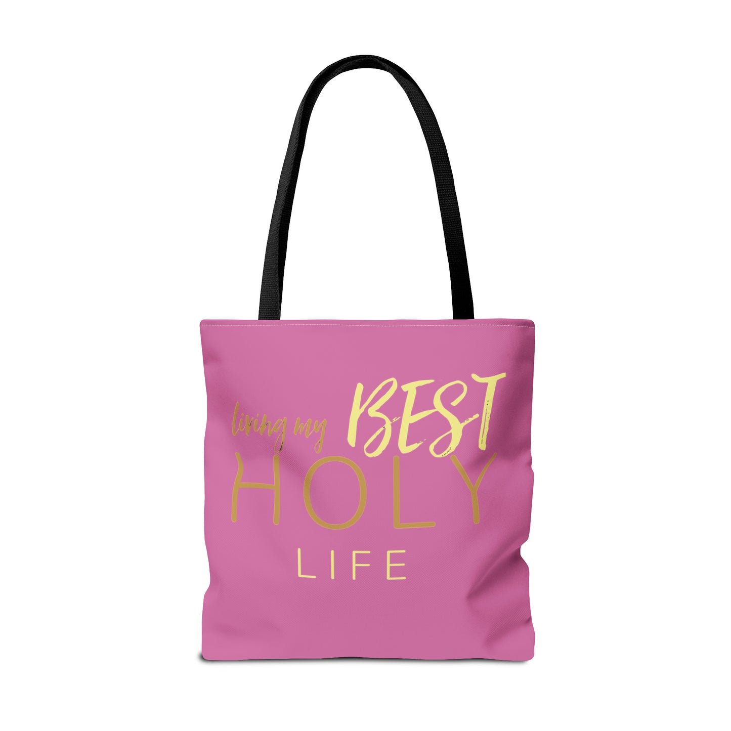 Collection A: “HOLYlife” Pink Tote Bag