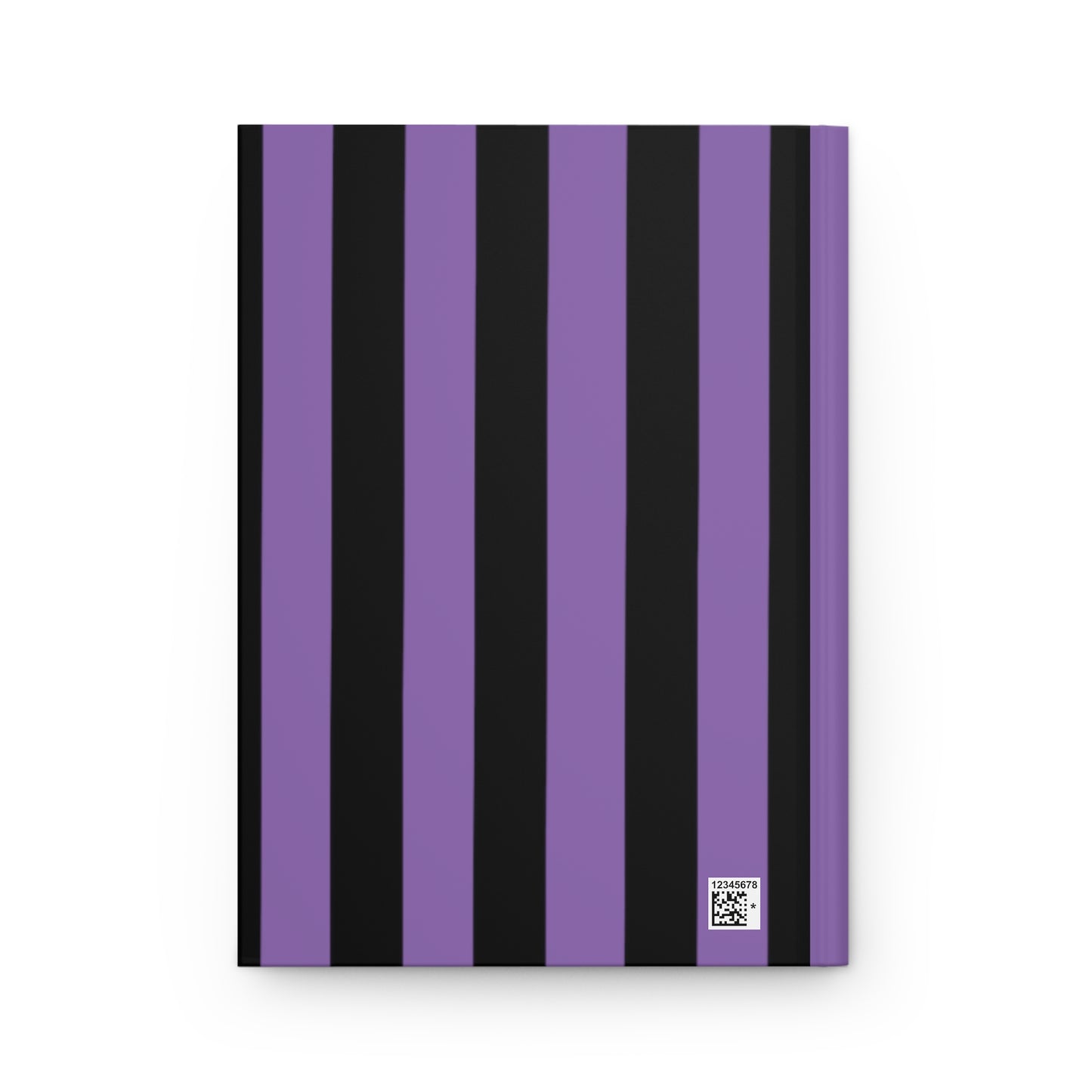 Mss Mia Purple Hardcover Stripe Journal Matte
