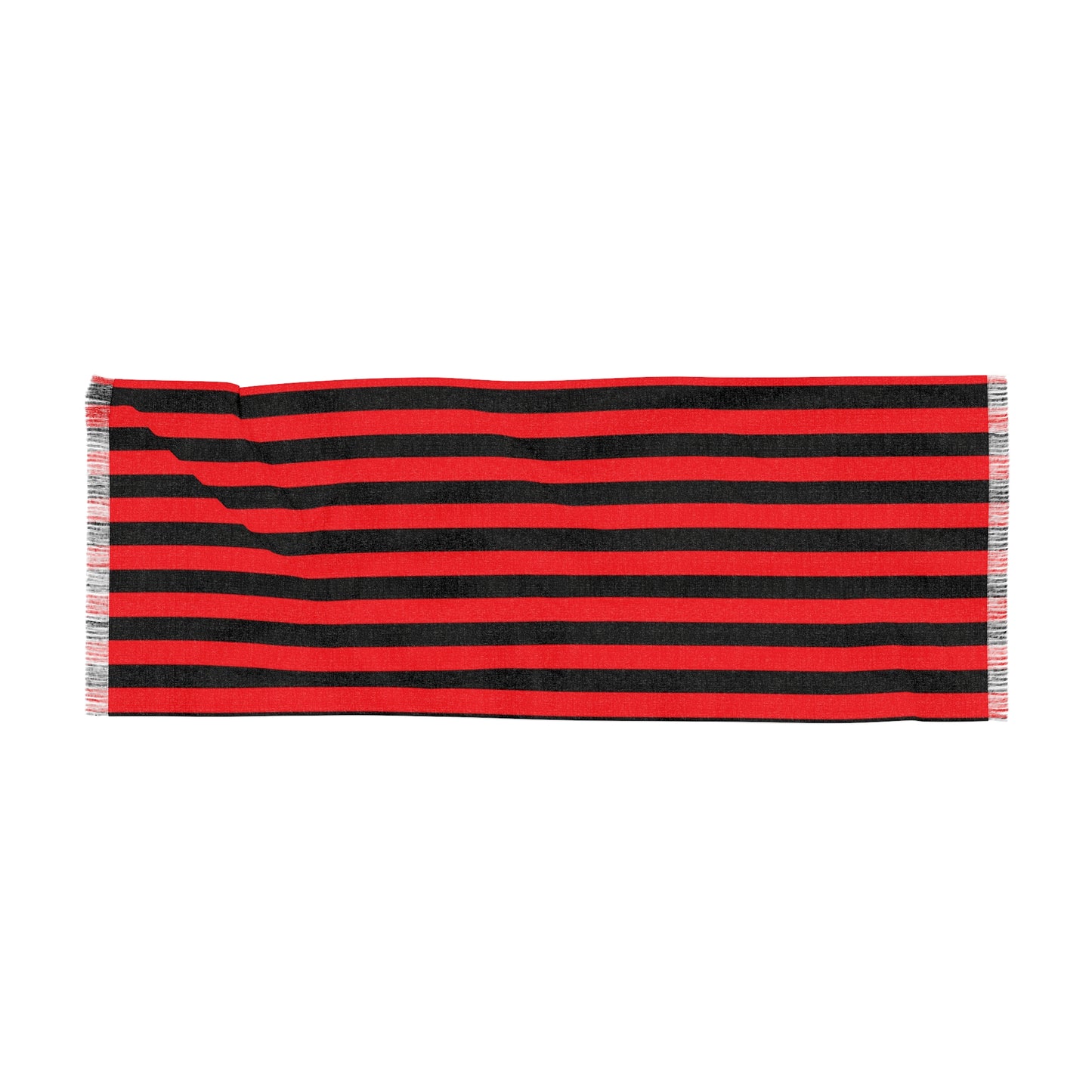 MssMia Red w/ Black Stripe Light Scarf