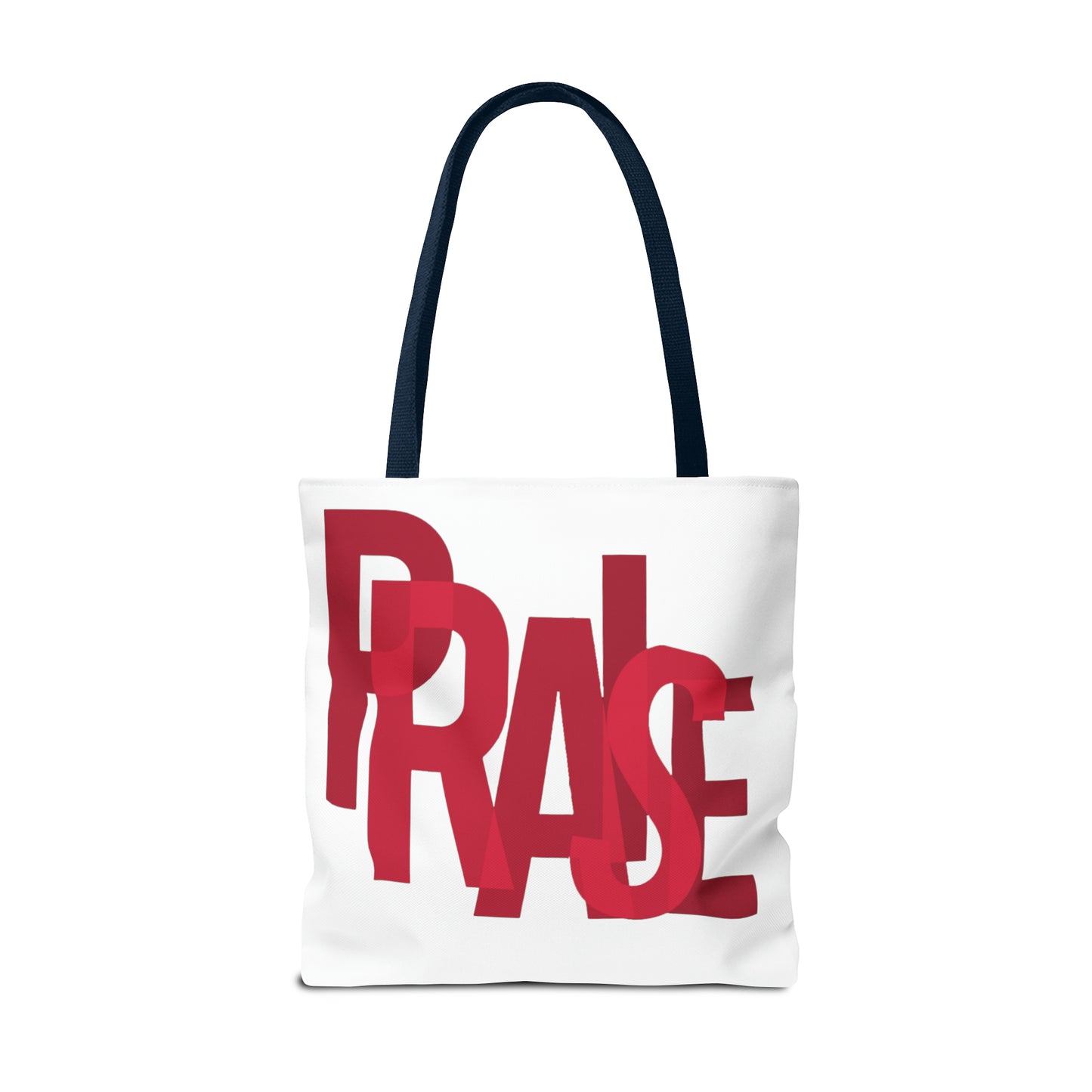 Collection B: “Garment of PRAISE” White & Red Tote Bag