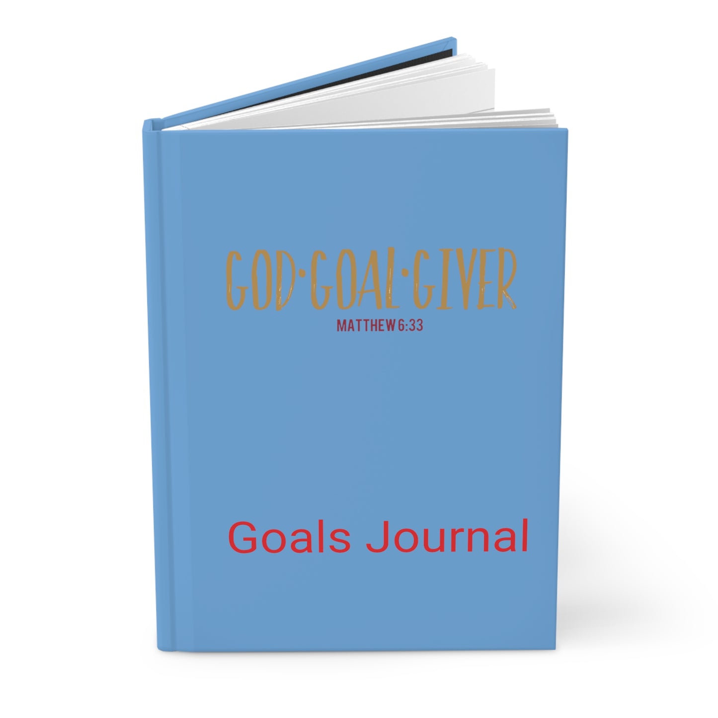 ”Goal Giver” Light Blue Matte  Journal