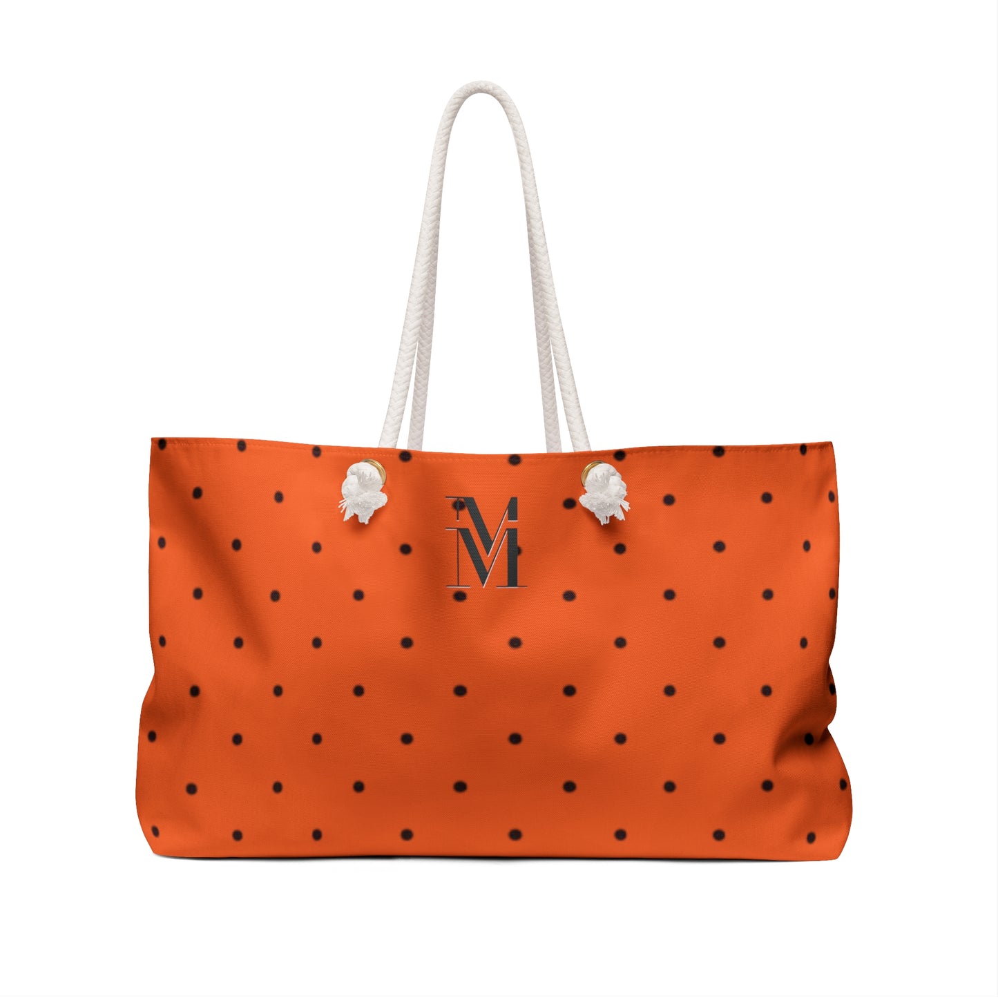 Mss Mia Orange Polka Dot Weekender