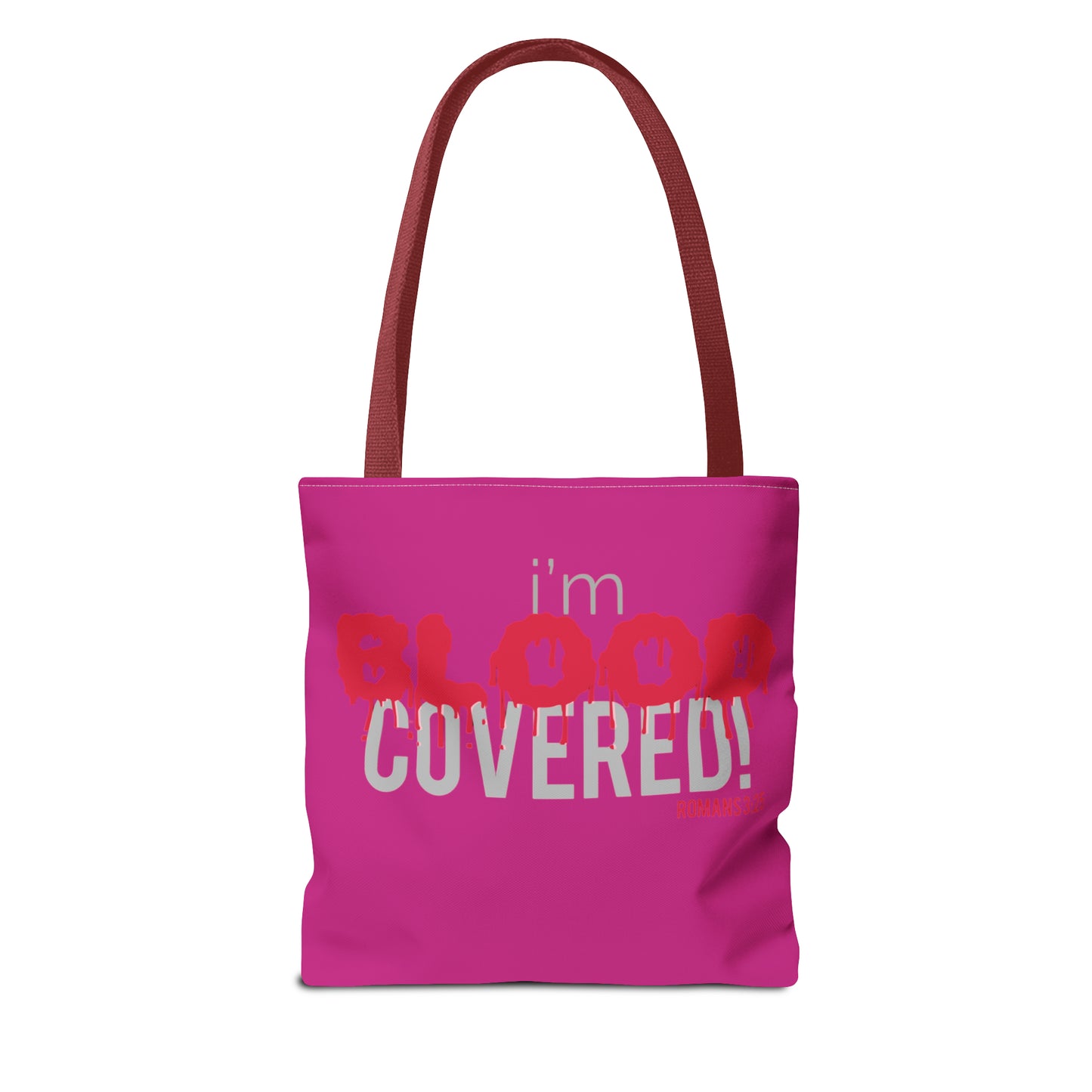 Collection B: “BLOOD Covered” Pink Tote Bag