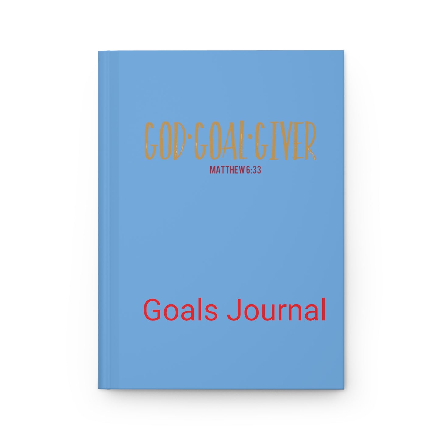 ”Goal Giver” Light Blue Matte  Journal