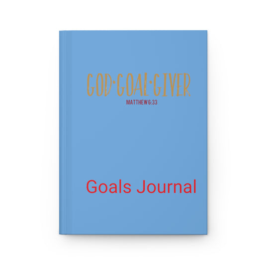 ”Goal Giver” Light Blue Matte  Journal