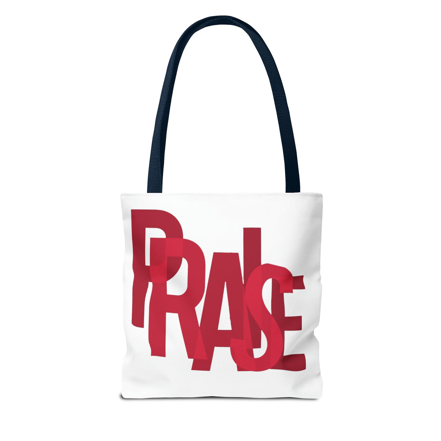 Collection B: “Garment of PRAISE” White & Red Tote Bag