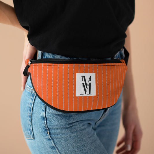 Mss Mia Orange w/ Pinstripe Fanny Pack