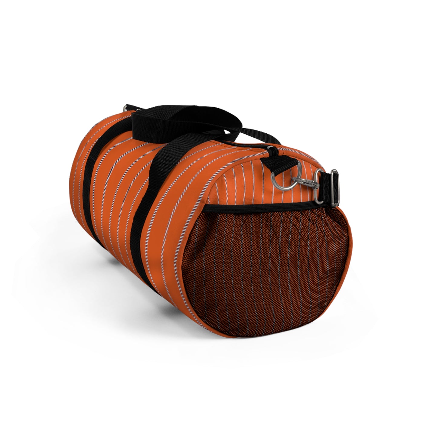 Mss Mia Orange  W Stripes Duffel Bag