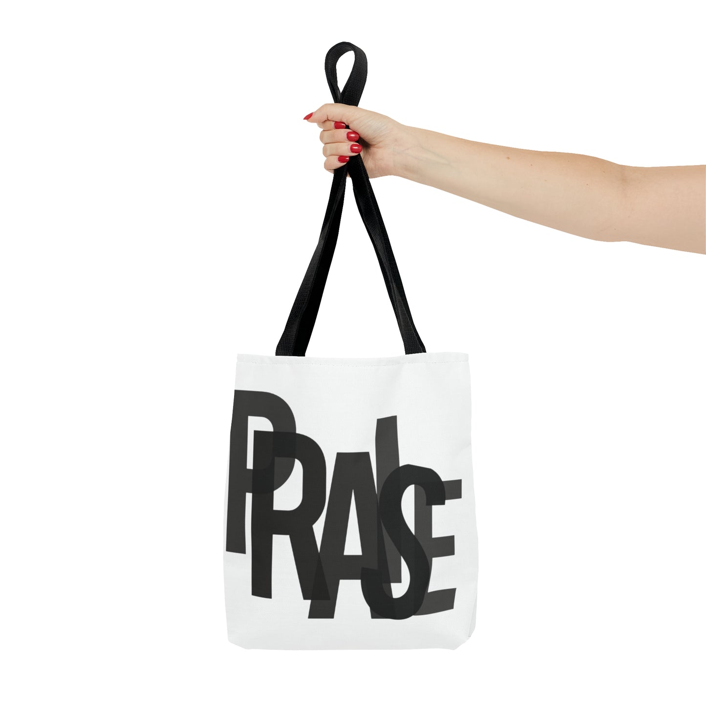 Collection B: “Garment of PRAISE” White & Black Tote