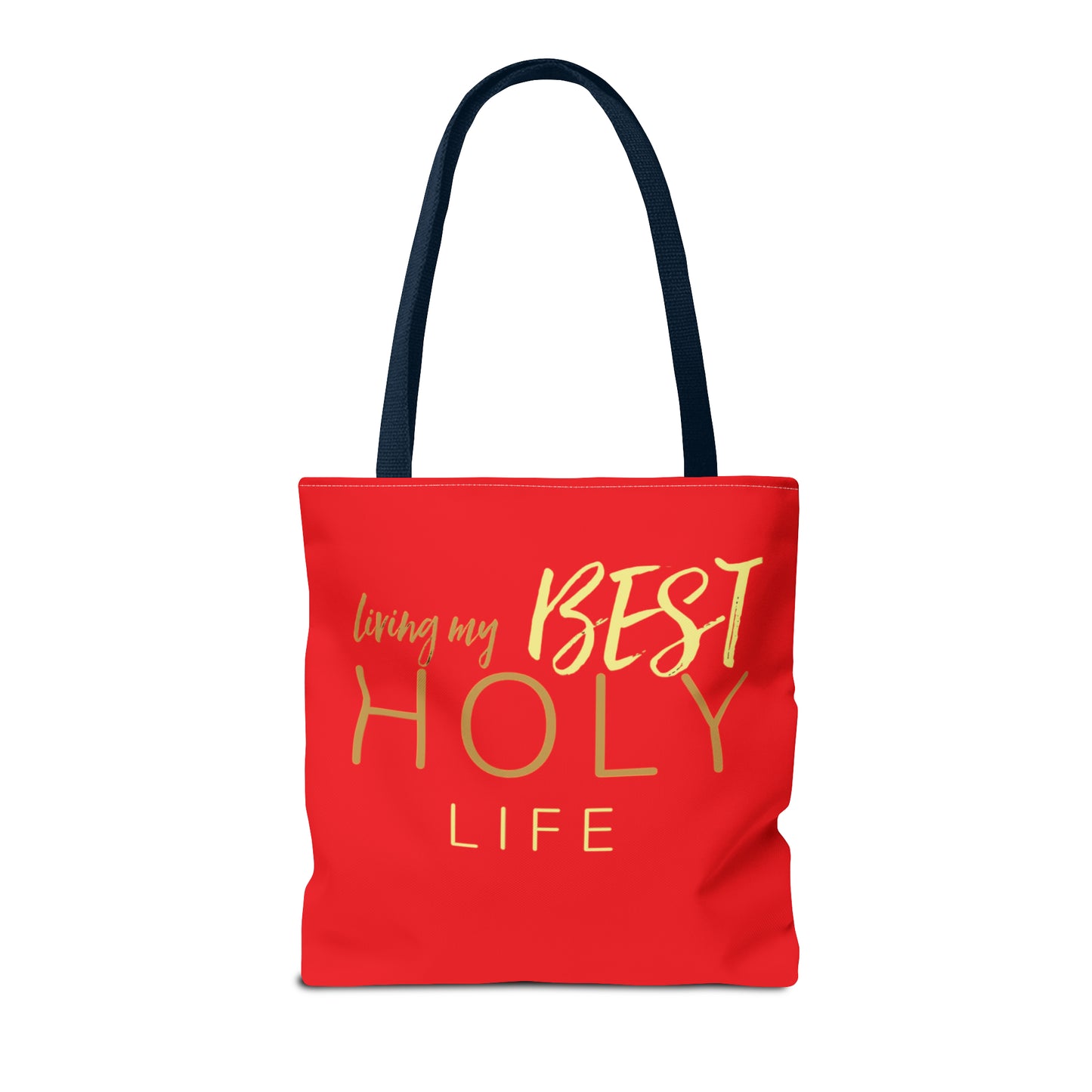 Collection A: “HOLYlife” Red Tote Bag