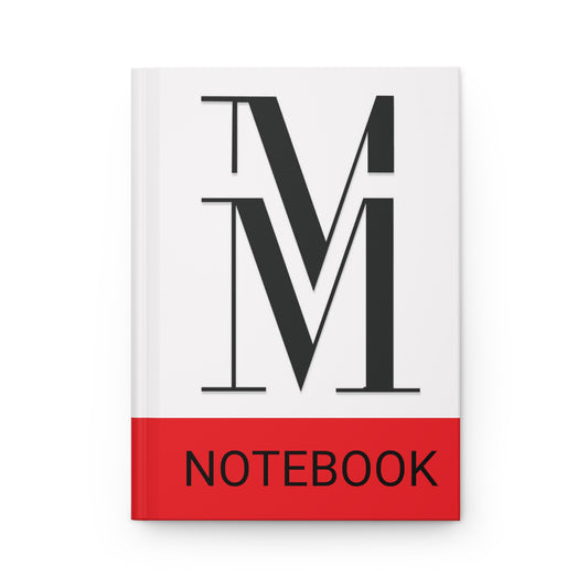Mss Mia Red Hardcover Stripe Journal Matte