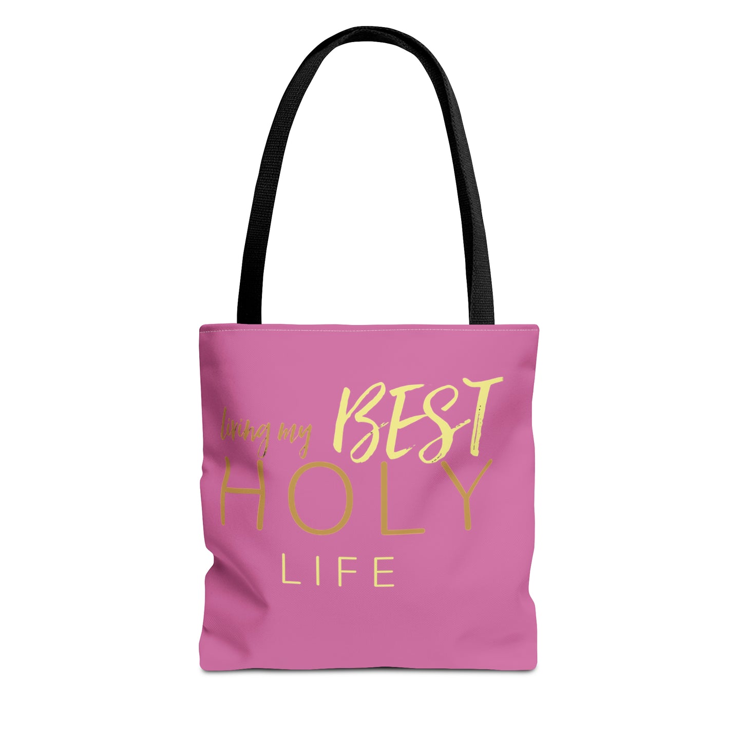 Collection A: “HOLYlife” Pink Tote Bag