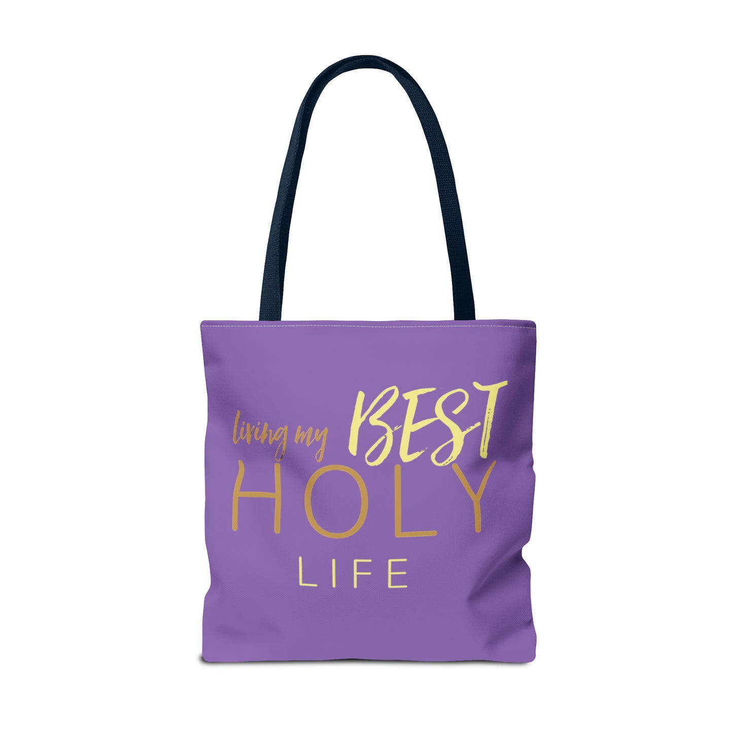 Collection A: “HOLYlife” Purple Tote Bag