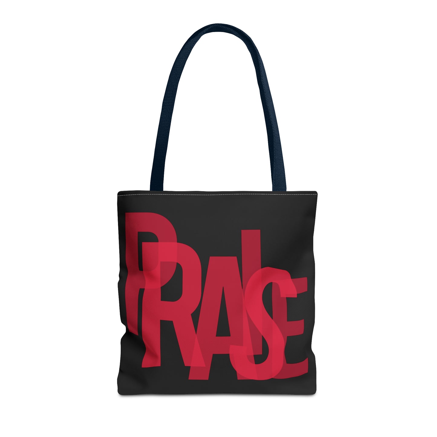 Collection B: “Garment of PRAISE” Black & Red Tote Bag