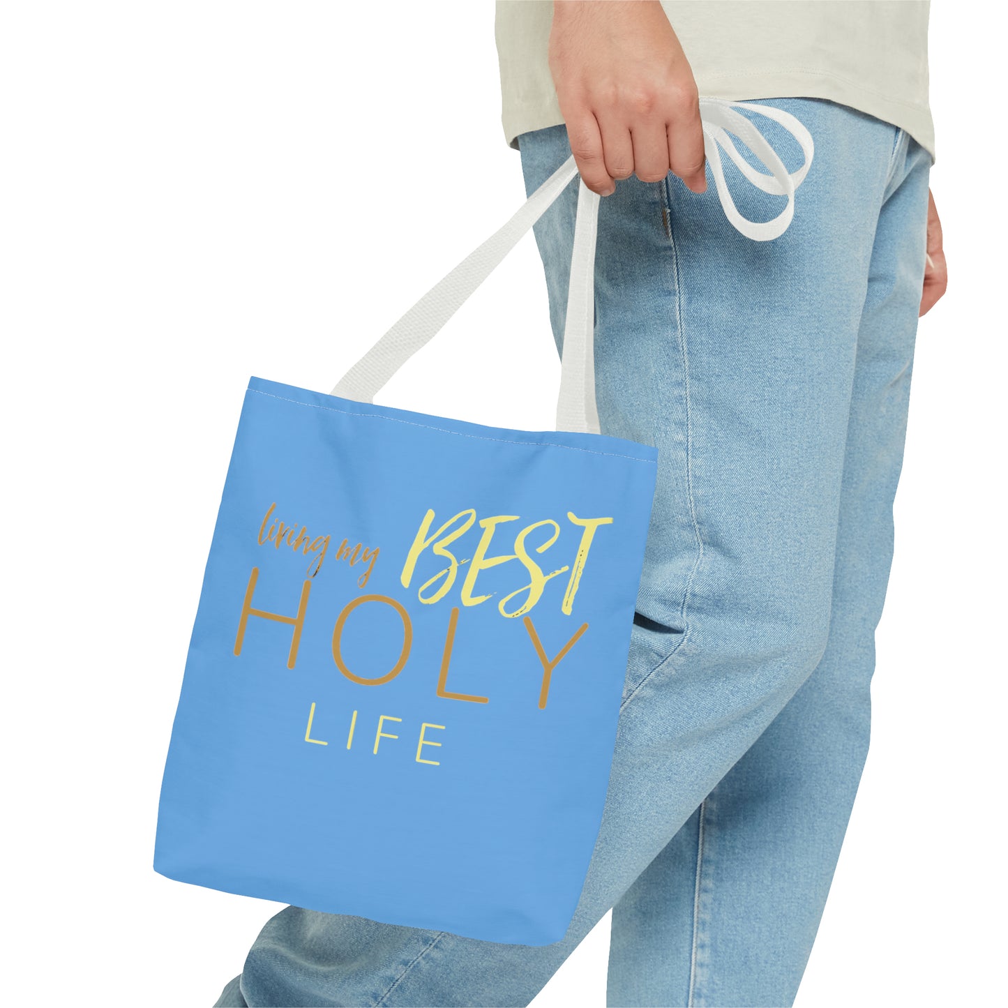 Collection A: “HOLYlife” Blue Sky Tote Bag