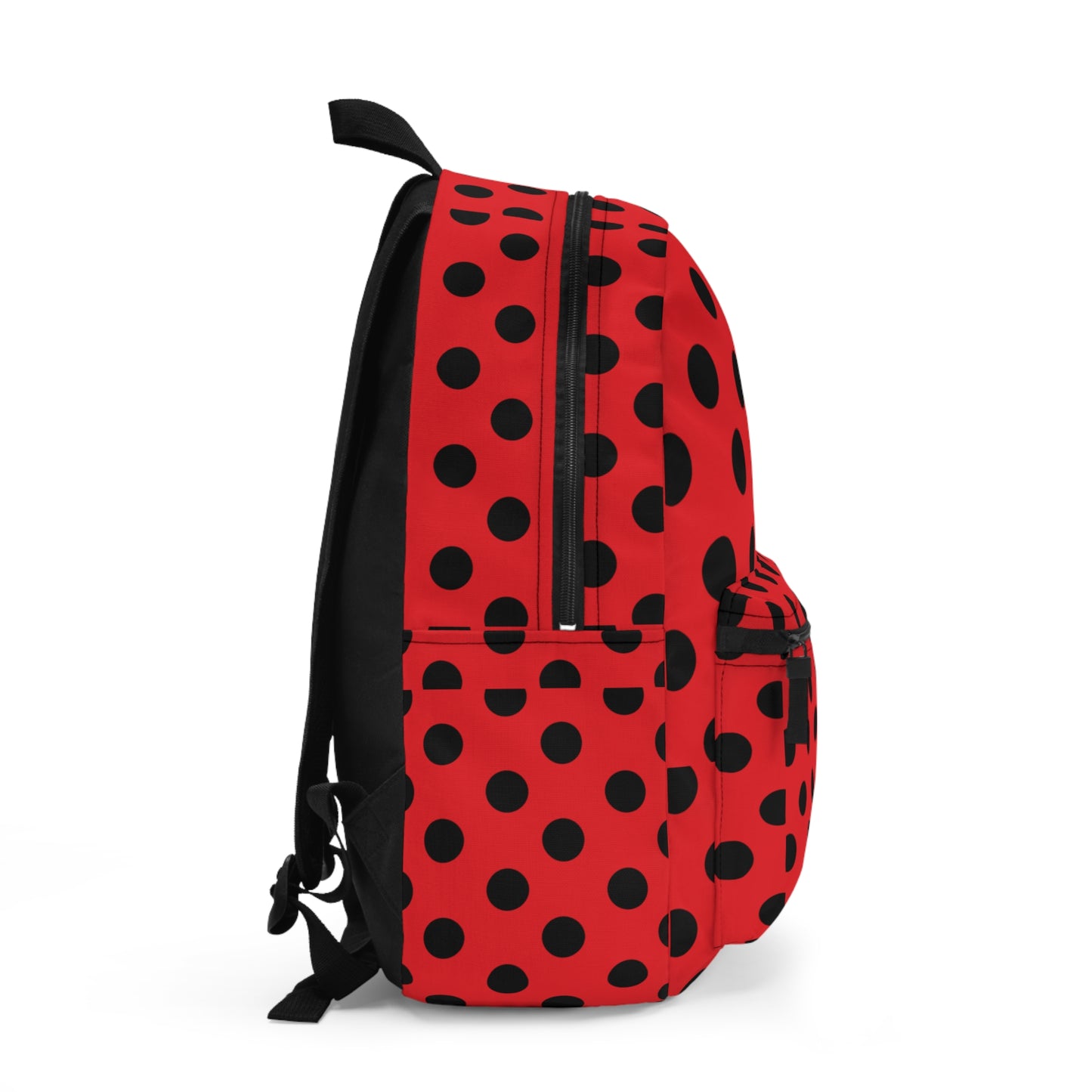 Mss Mia Red W/Black Polka Backpack
