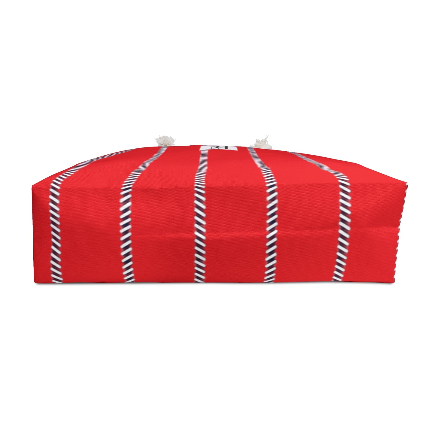 Mss Mia Red Pinstripe Weekender