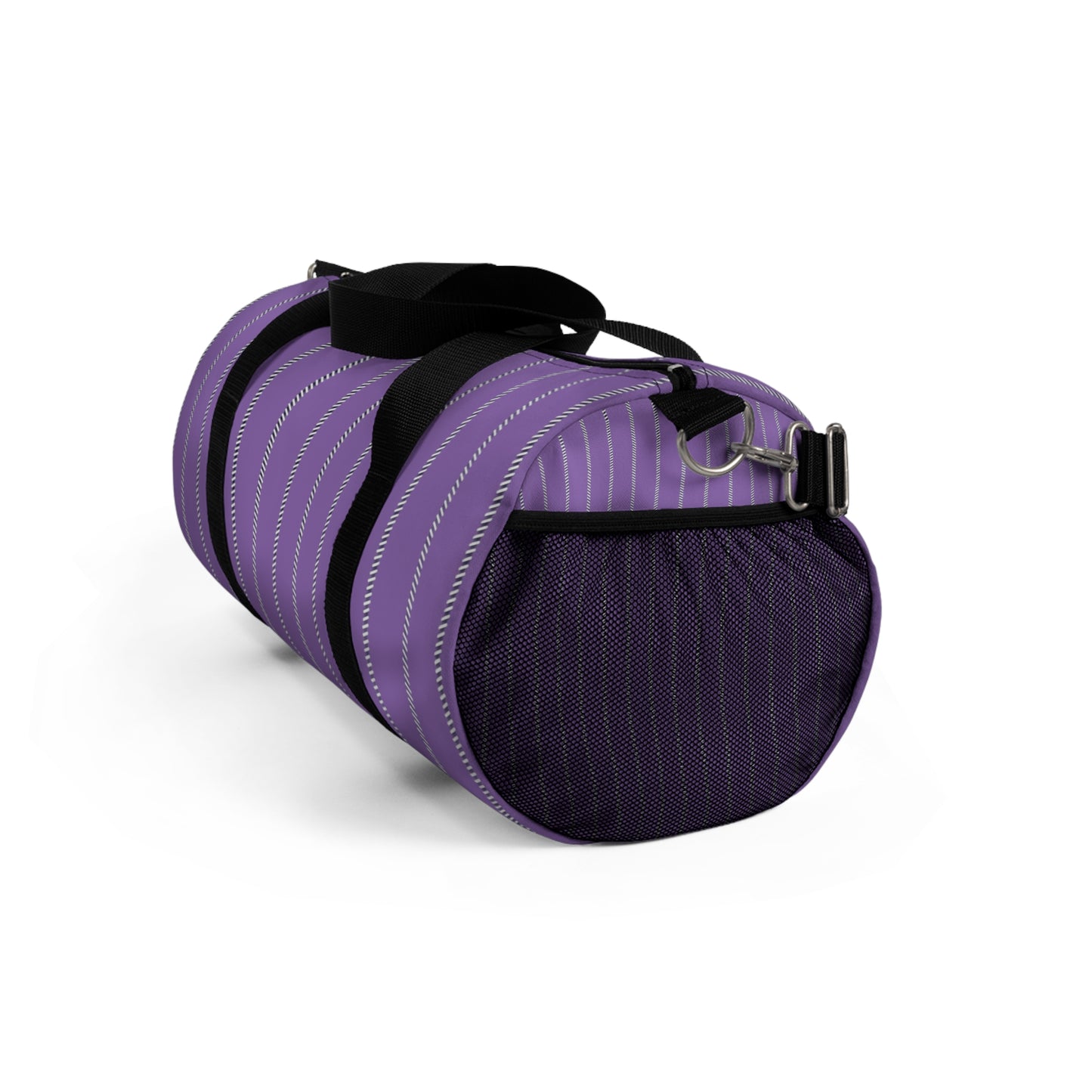 Mss Mia Purple  W Stripes Duffel Bag