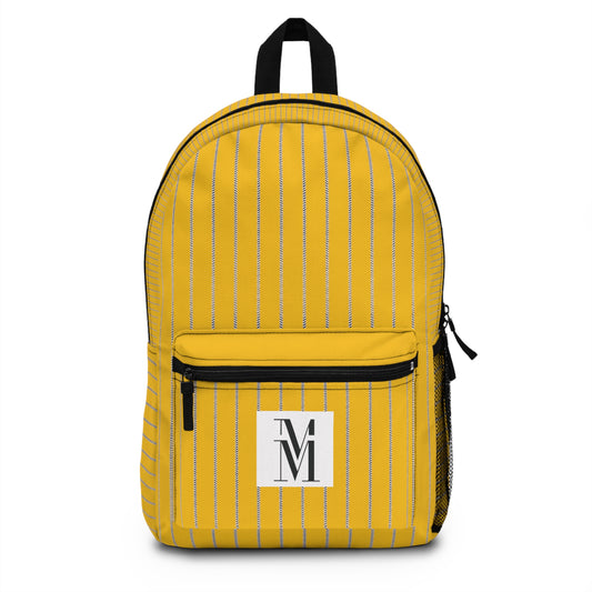 Mss Mia Yellow w/ Stripes Backpack